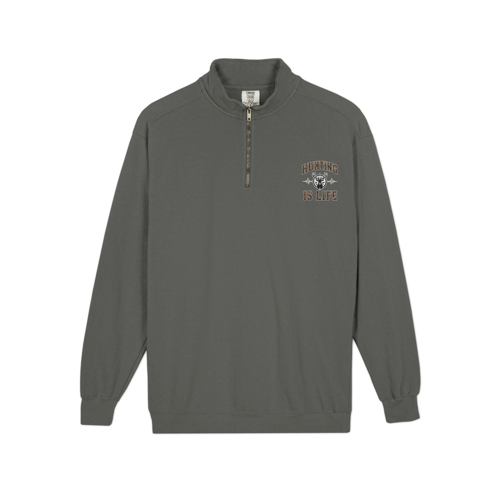 Hunting is Life Adult Quarter-Zip Sweatshirt