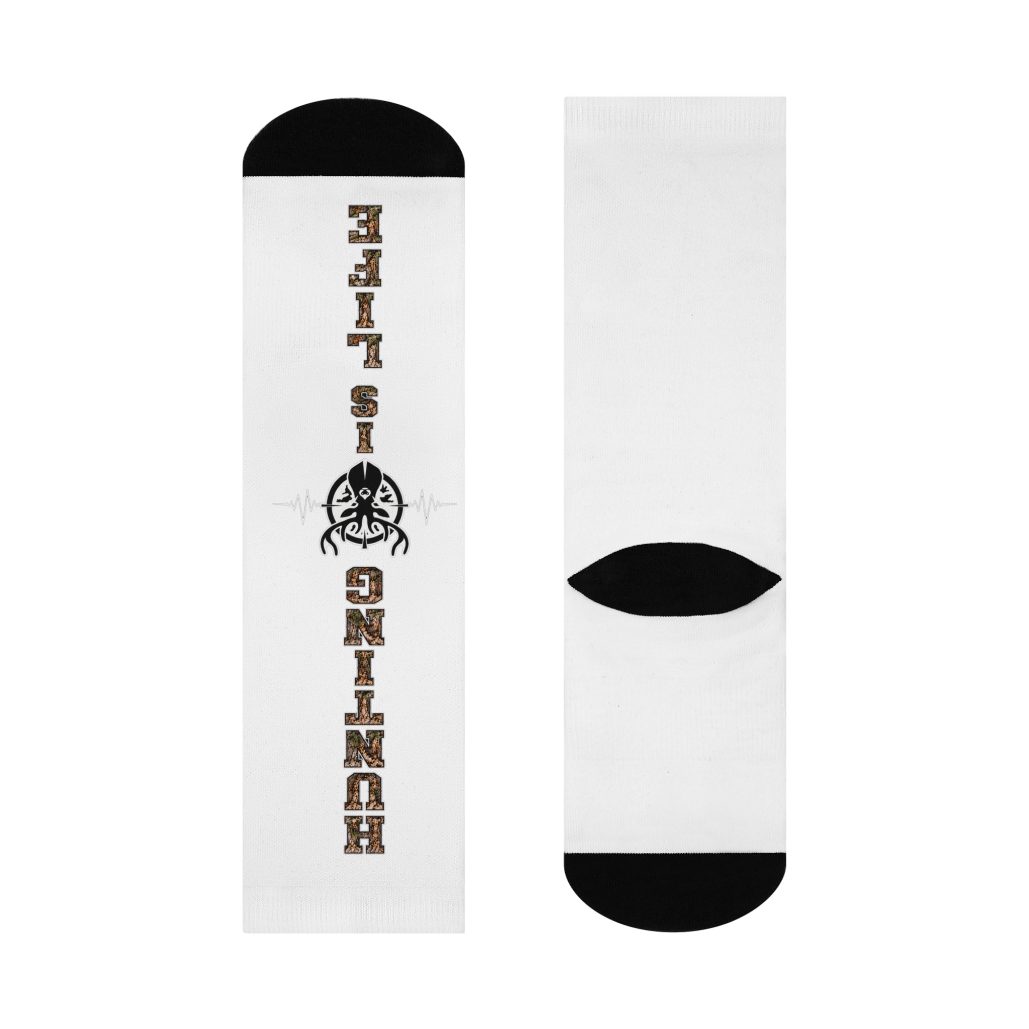 Hunting Is Life Cushioned Crew Socks