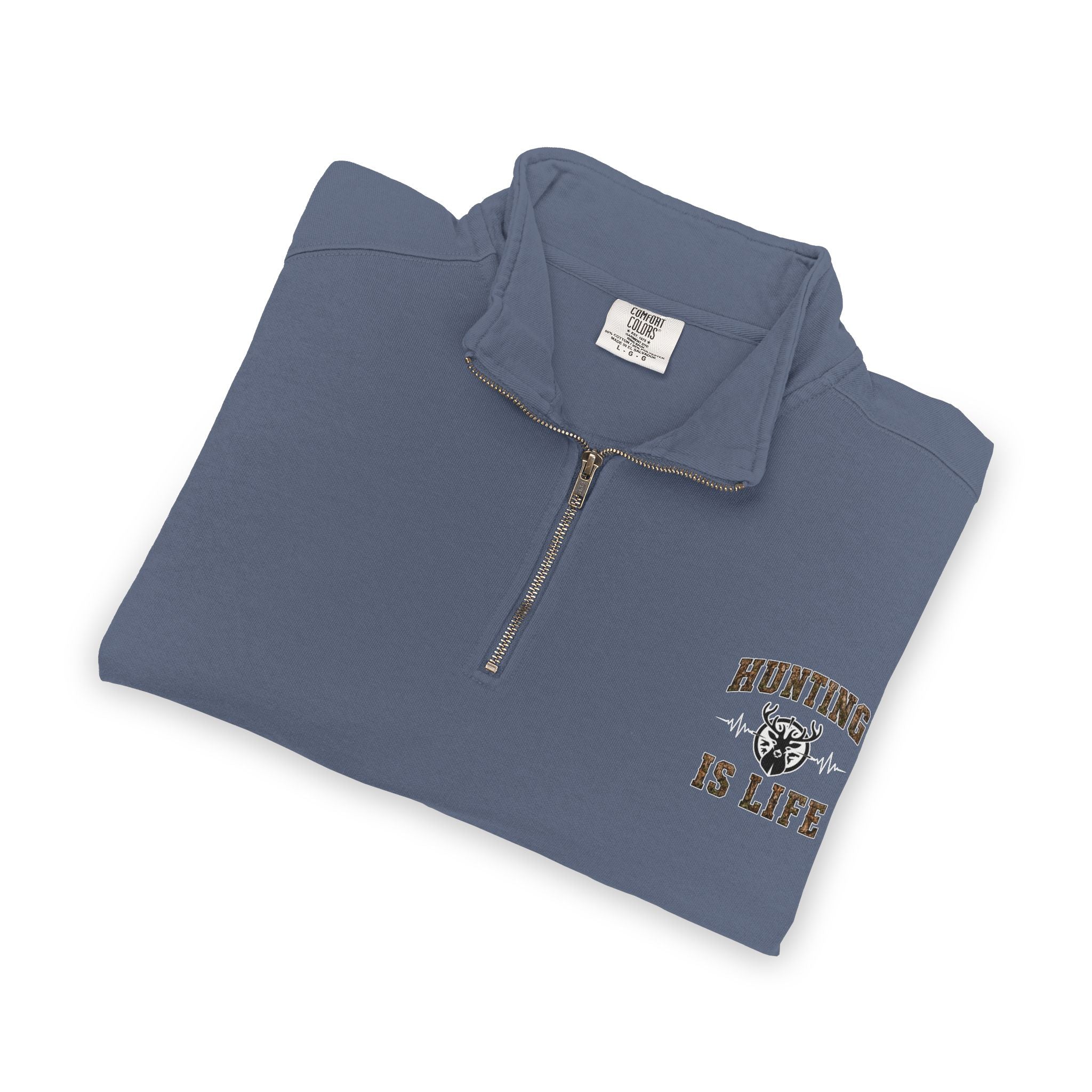 Hunting is Life Adult Quarter-Zip Sweatshirt