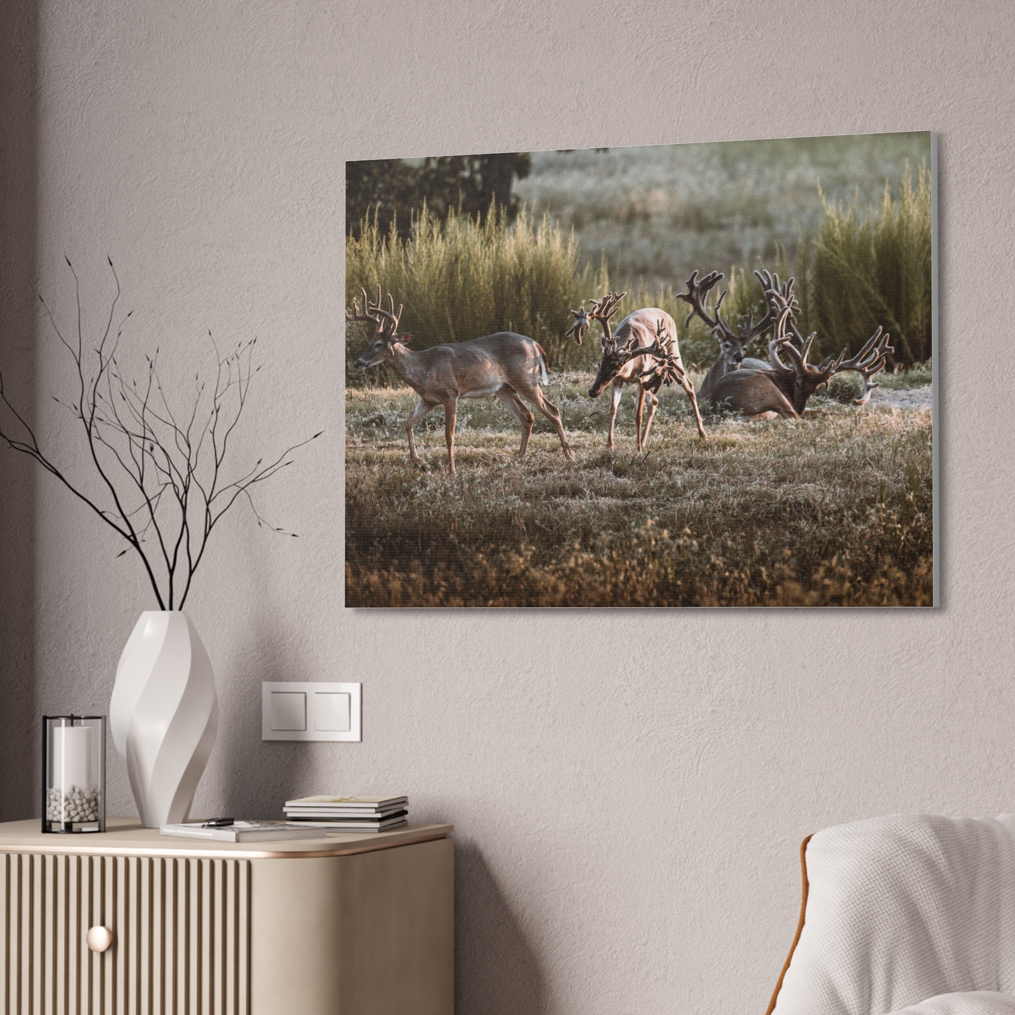 Canvas print of Monsters in a Meadow