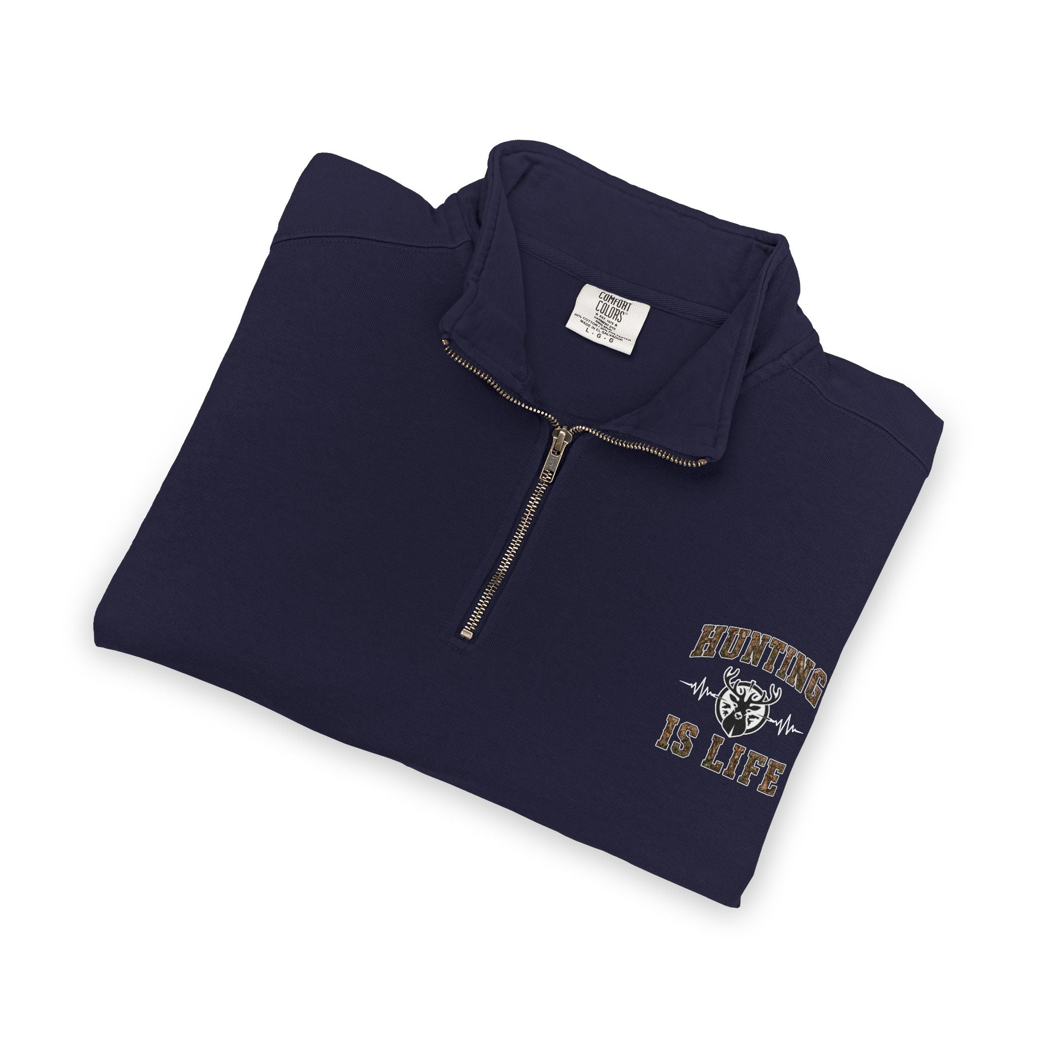 Hunting is Life Adult Quarter-Zip Sweatshirt