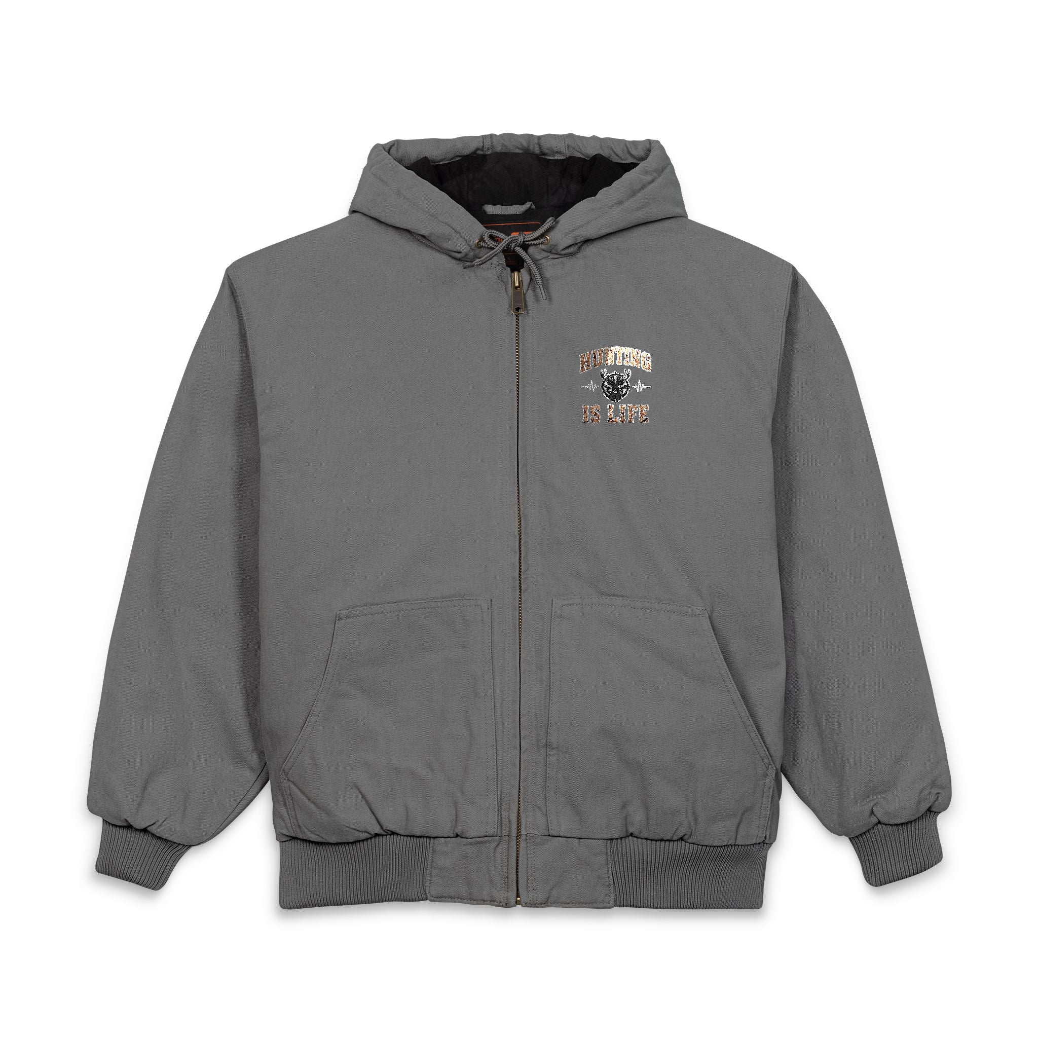 Hunting Is Life Hooded Work Jacket