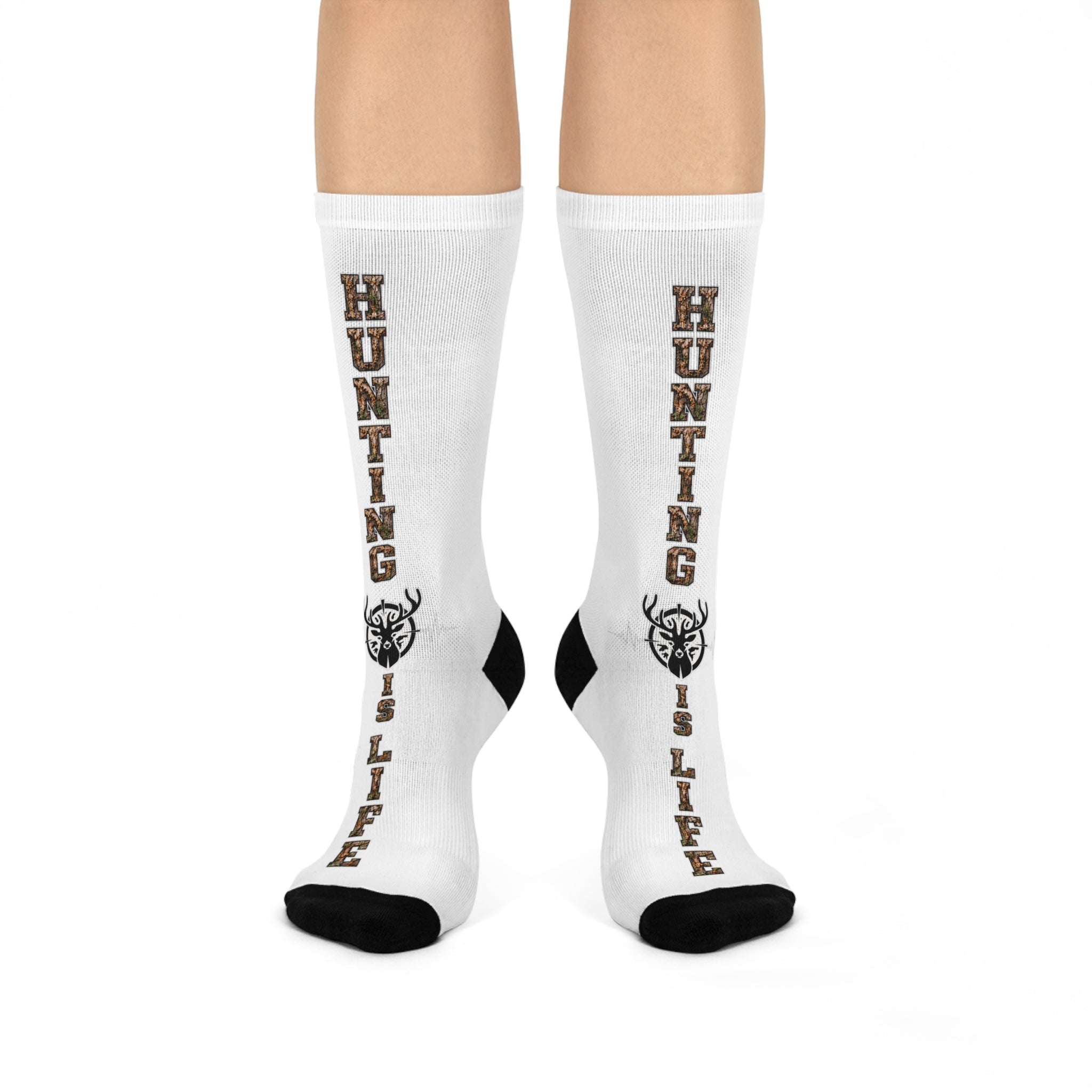 Hunting Is Life Cushioned Crew Socks