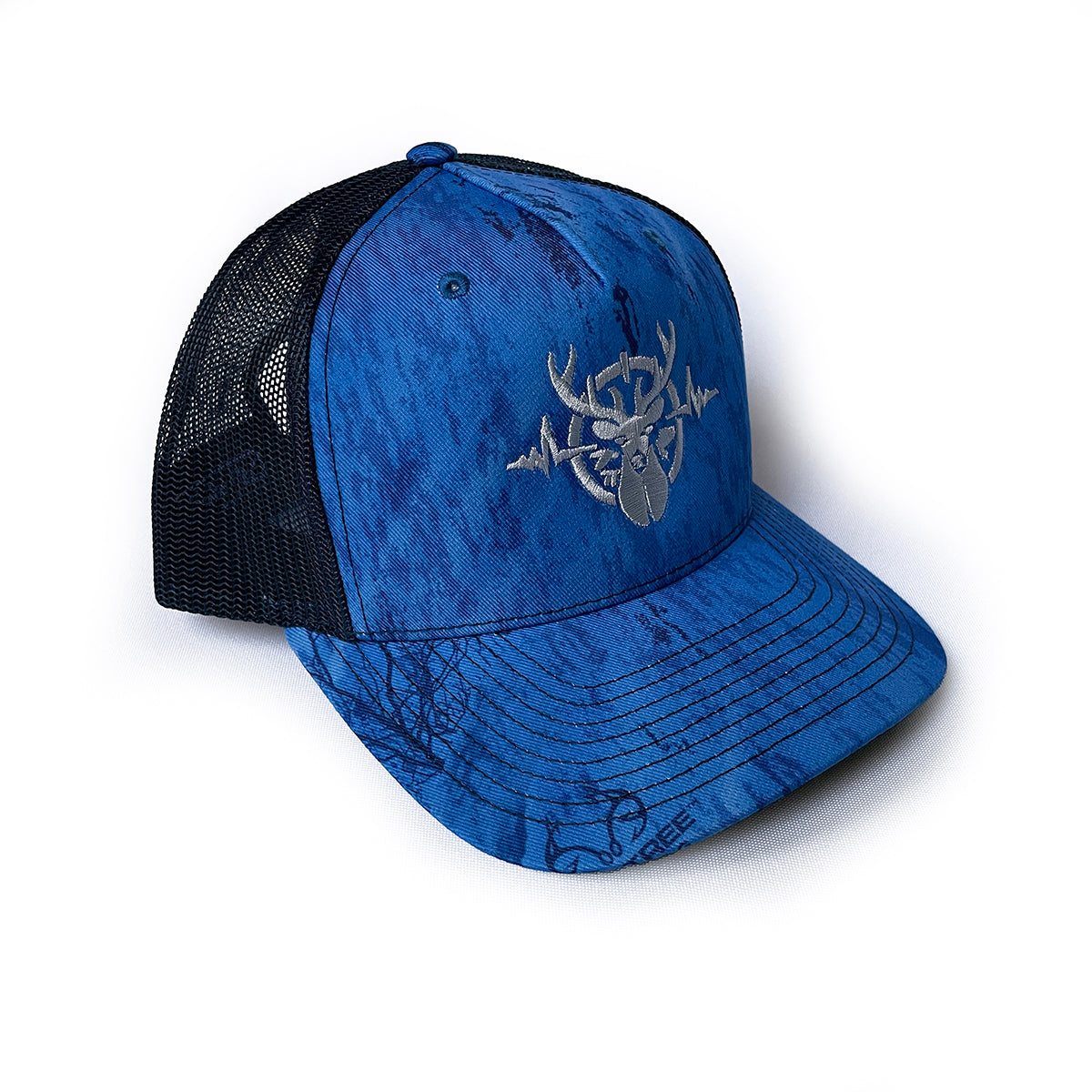 Heartbeat of a Hunter Realtree Fishing &  Black Trucker Cap