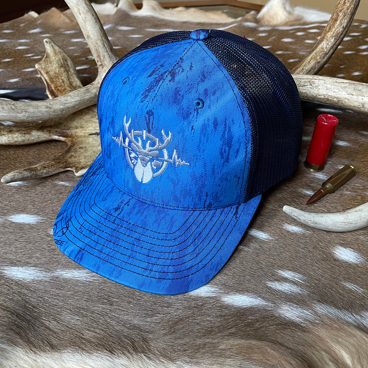 Heartbeat of a Hunter Realtree Fishing &  Black Trucker Cap