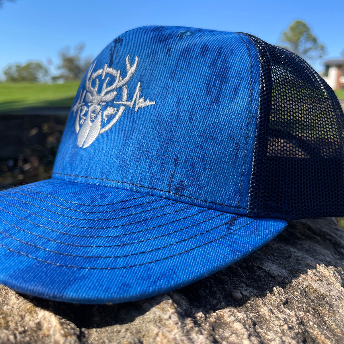 Heartbeat of a Hunter Realtree Fishing &  Black Trucker Cap