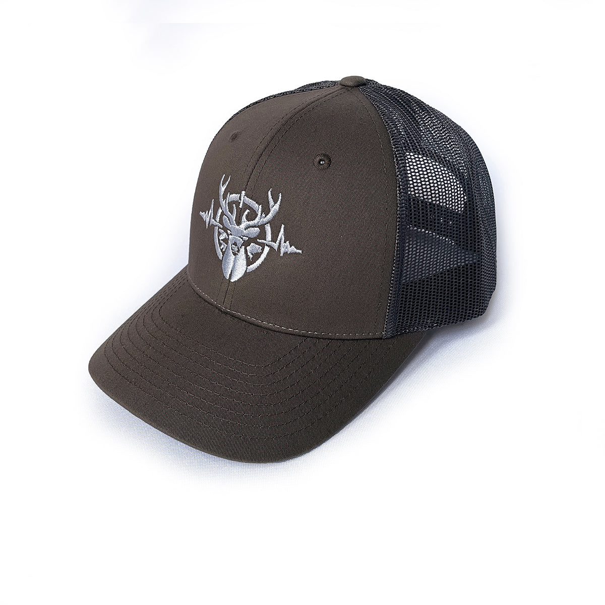 Heartbeat of a Hunter Chocolate Chip & Grey Brown Cap