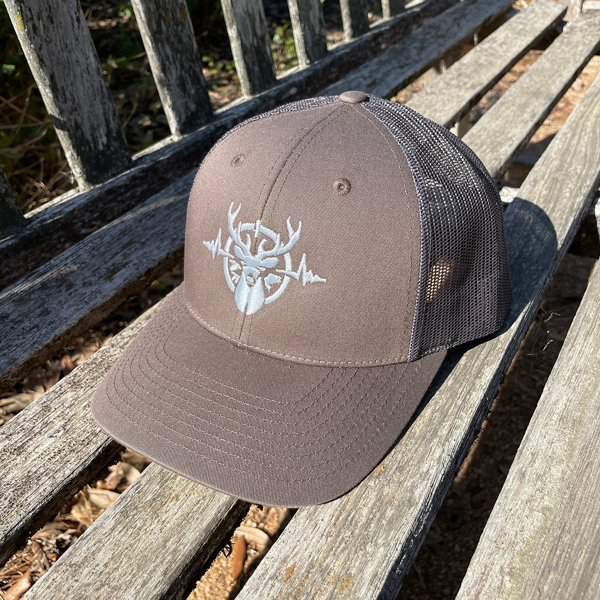 Heartbeat of a Hunter Chocolate Chip & Grey Brown Cap