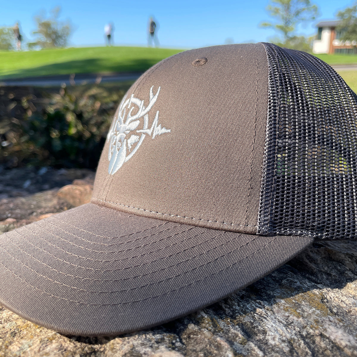 Heartbeat of a Hunter Chocolate Chip & Grey Brown Cap