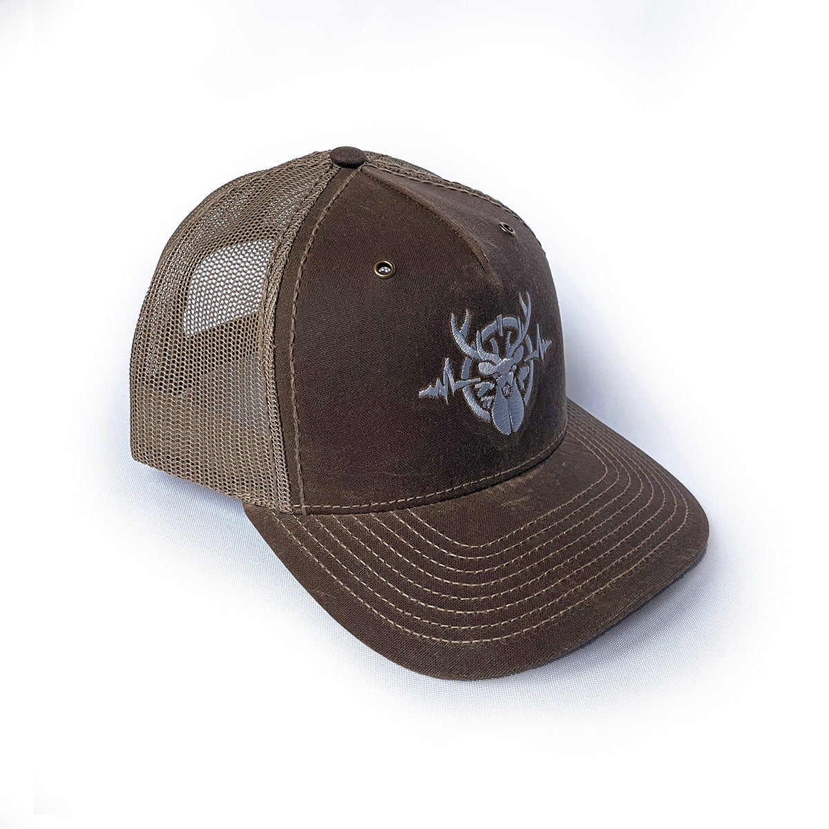 Heartbeat of a Hunter Brown & Khaki Trucker Cap