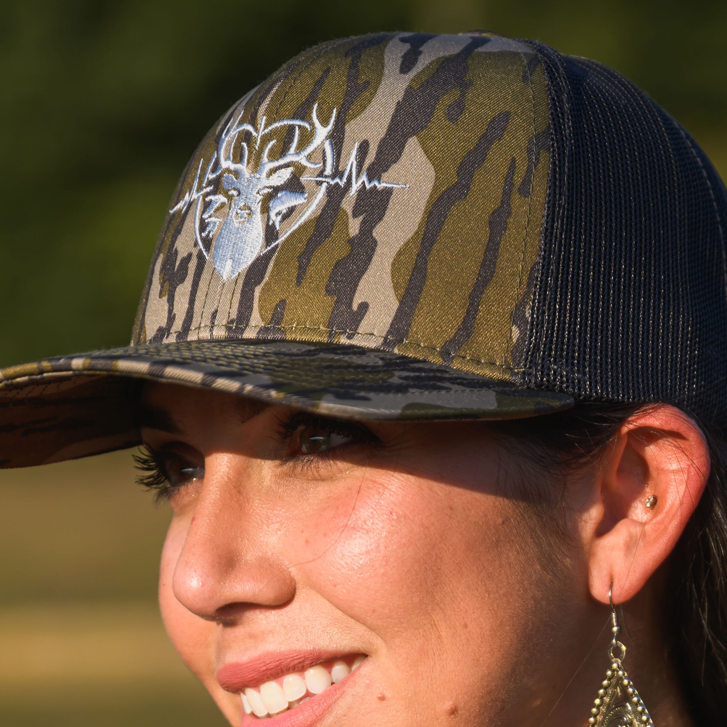 Heartbeat of a Hunter Camo Cap – Embrace the Outdoors in Style