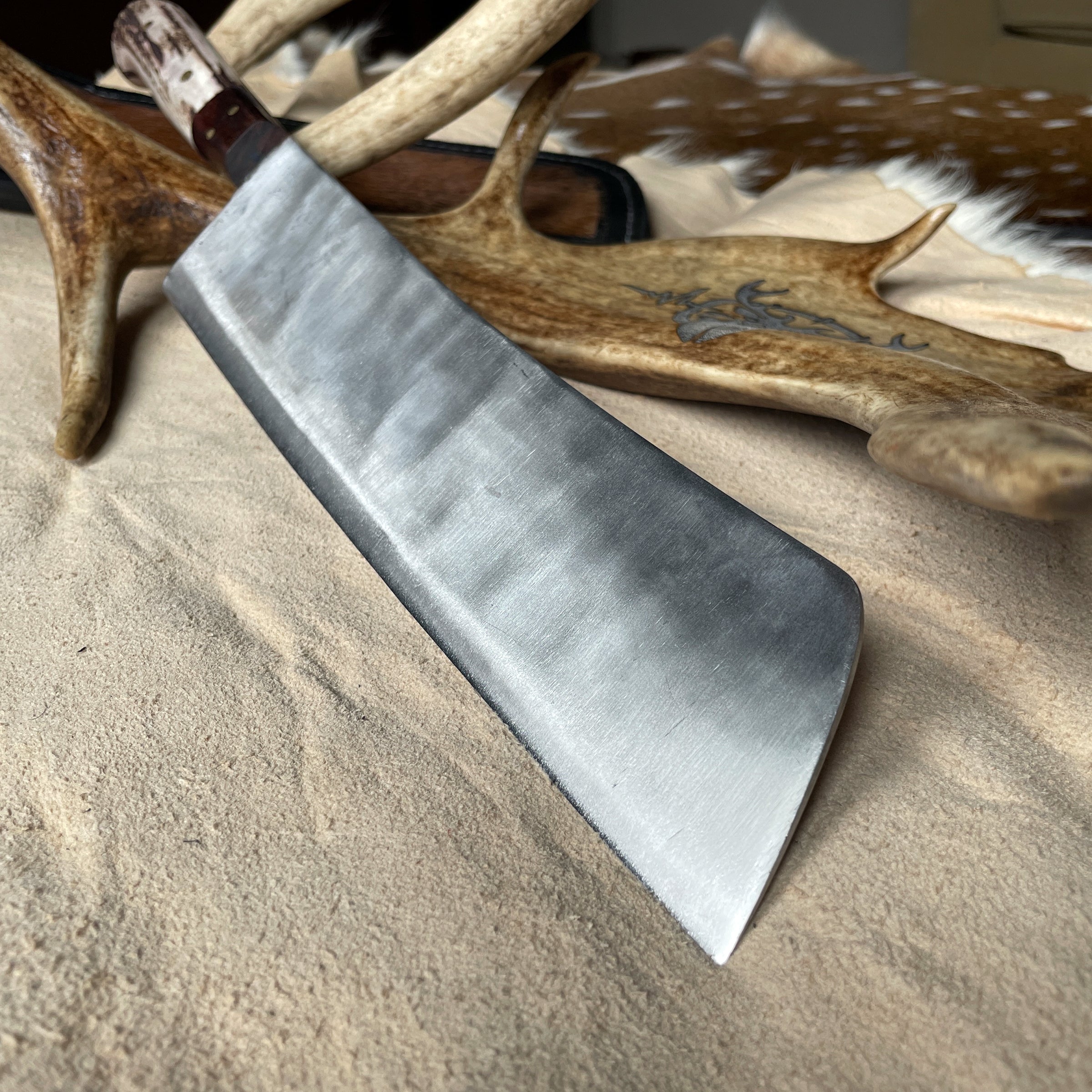 "The Crusher" Cleaver – Precision, Durability, and Artistry in Every Cut