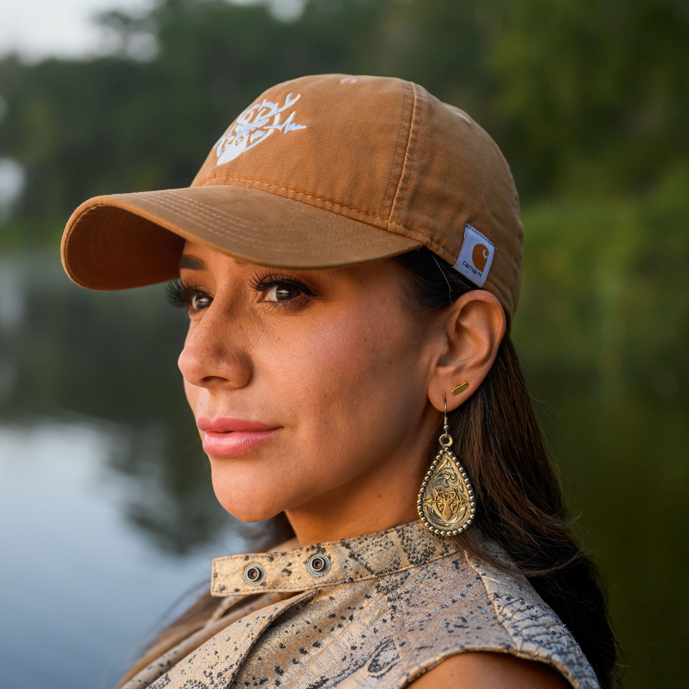 The Heartbeat of a Hunter Teardrop Earrings