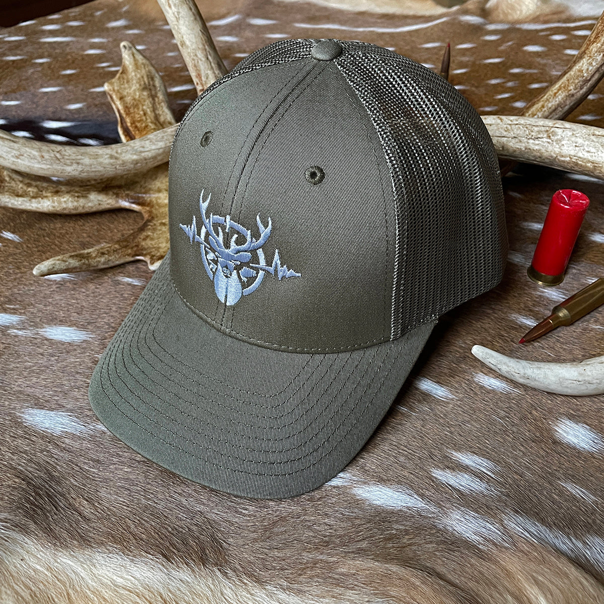 Heartbeat of a Hunter Loden Trucker Cap