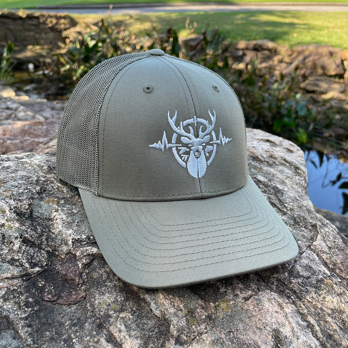 Heartbeat of a Hunter Loden Trucker Cap