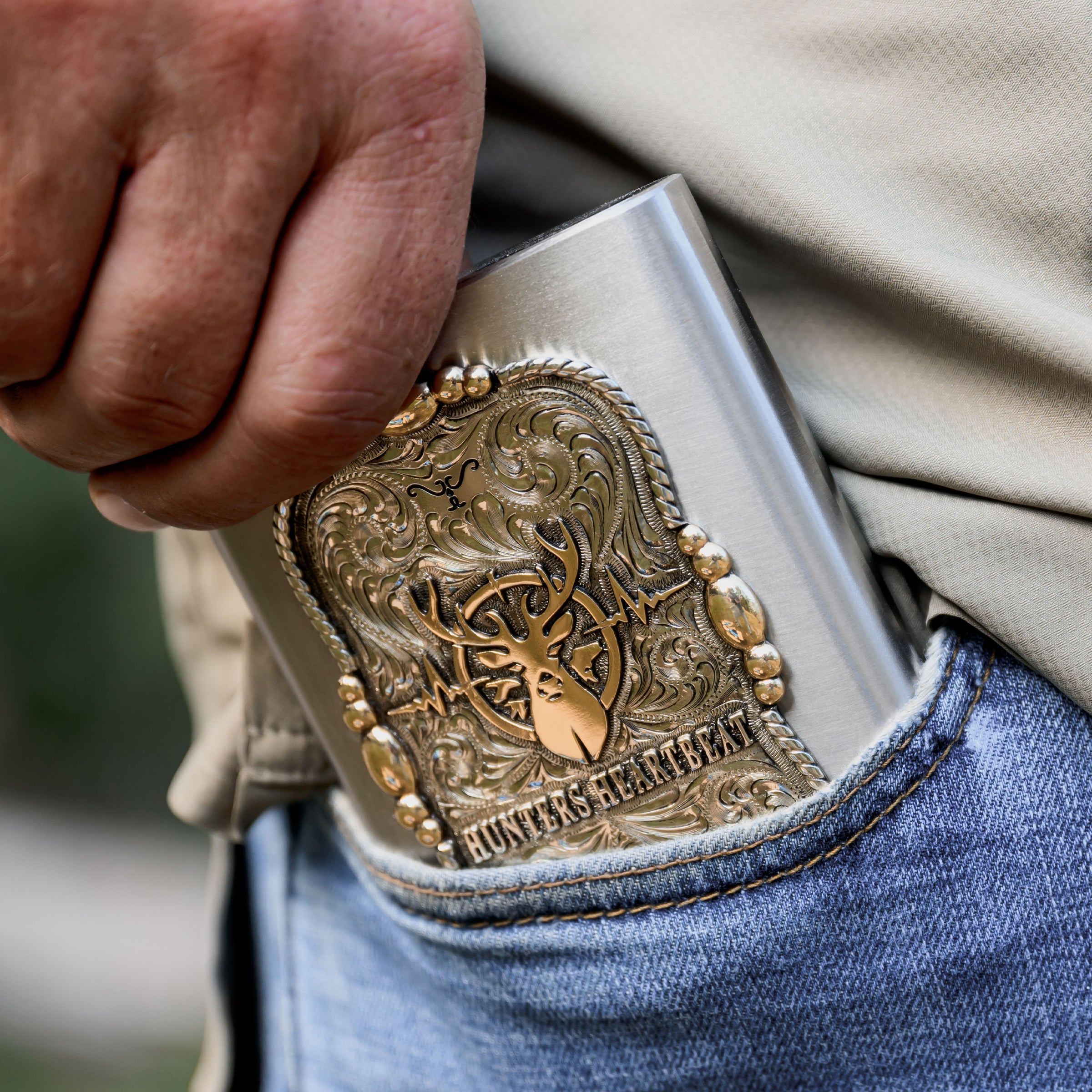 Hunters Heartbeat Flask