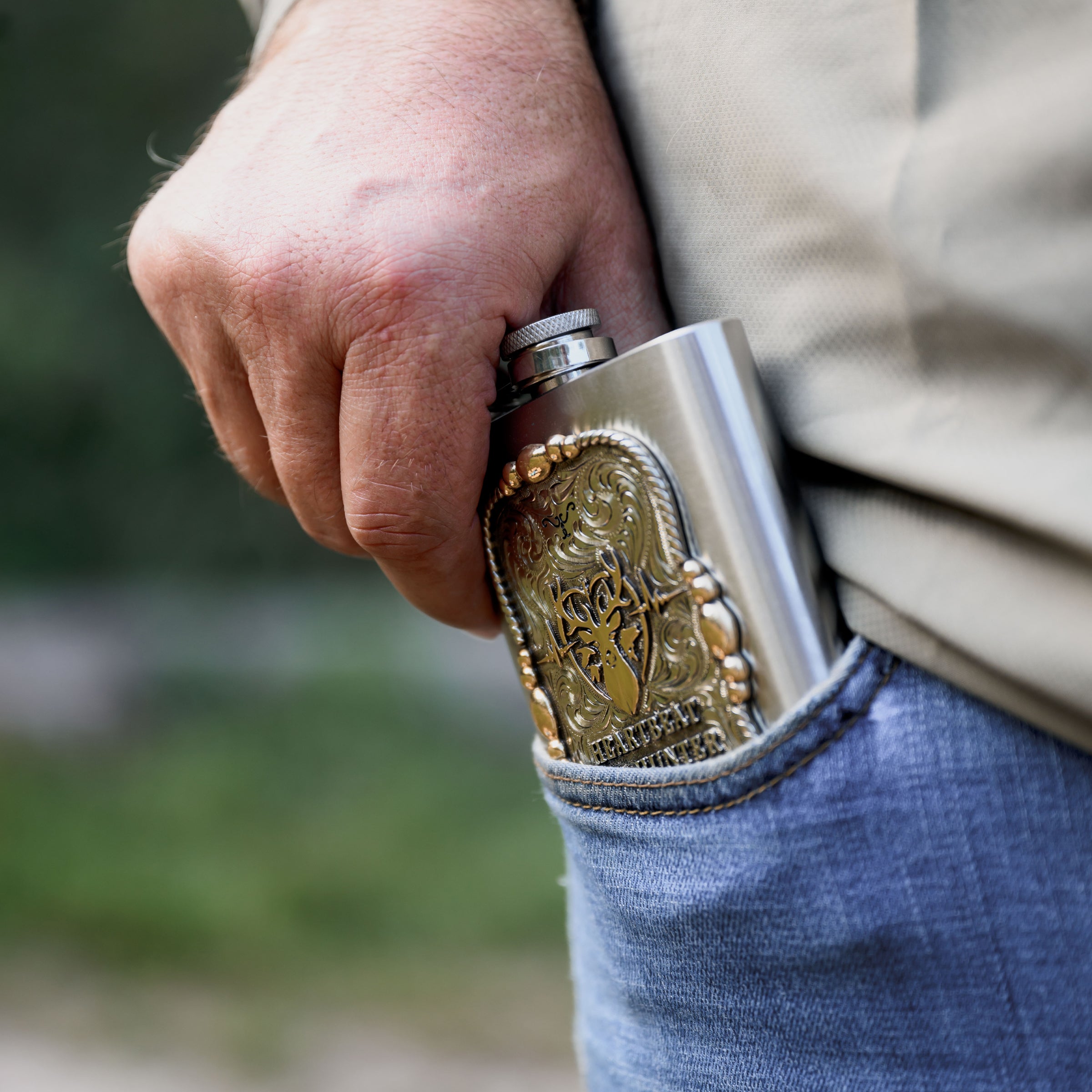 Hunters Heartbeat Flask