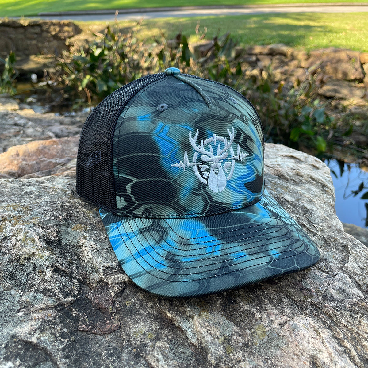 Heartbeat of a Hunter Neptune Camo & Black Cap