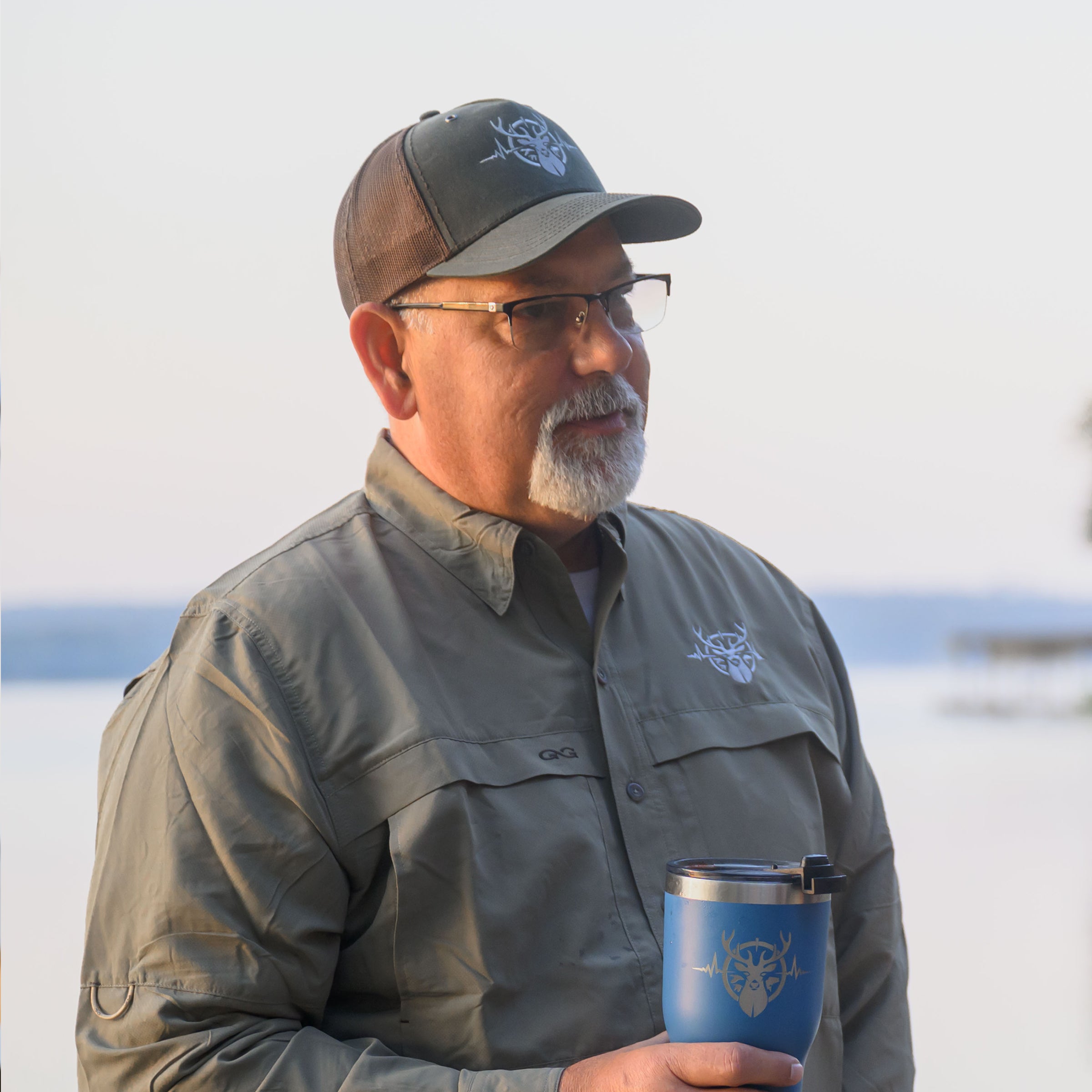 Heartbeat of a Hunter - Olive and Coffee