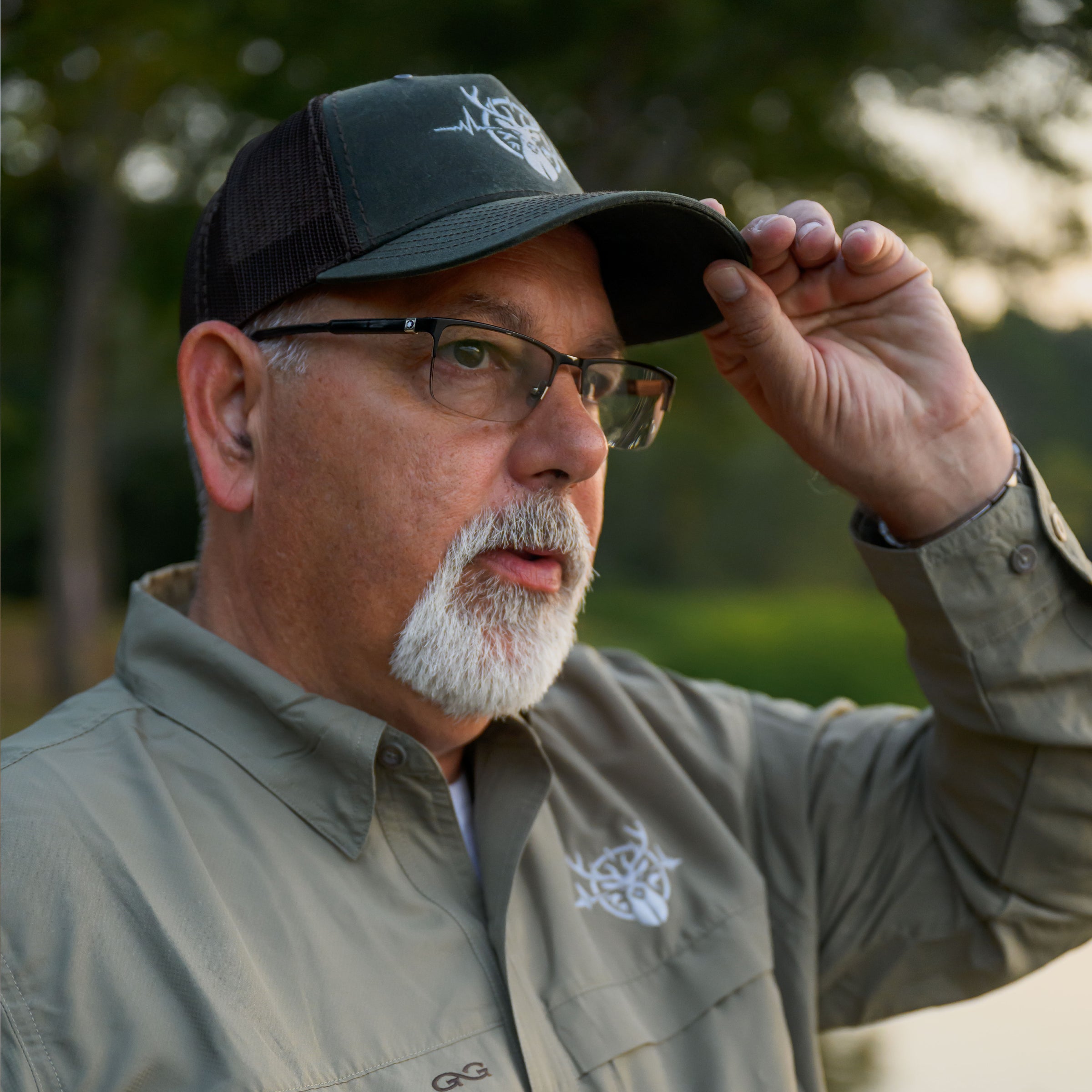 Heartbeat of a Hunter - Olive and Coffee