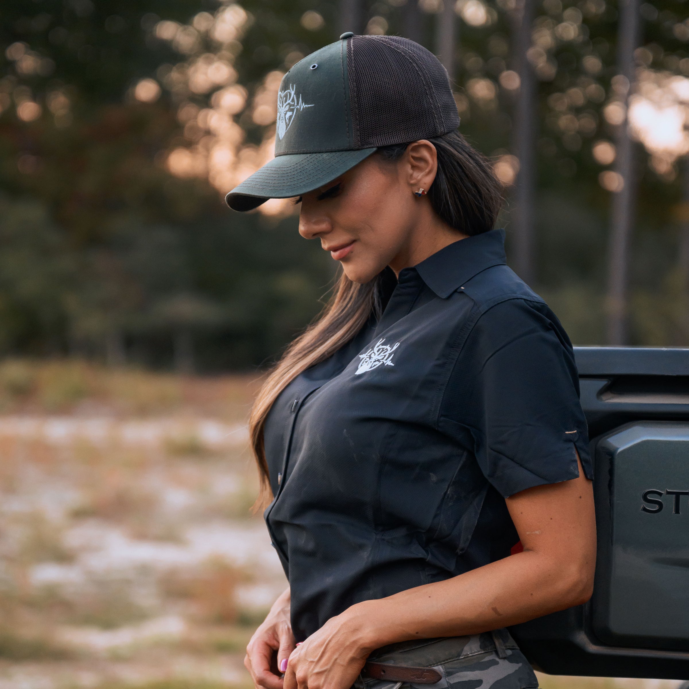 Heartbeat of a Hunter - Olive and Coffee