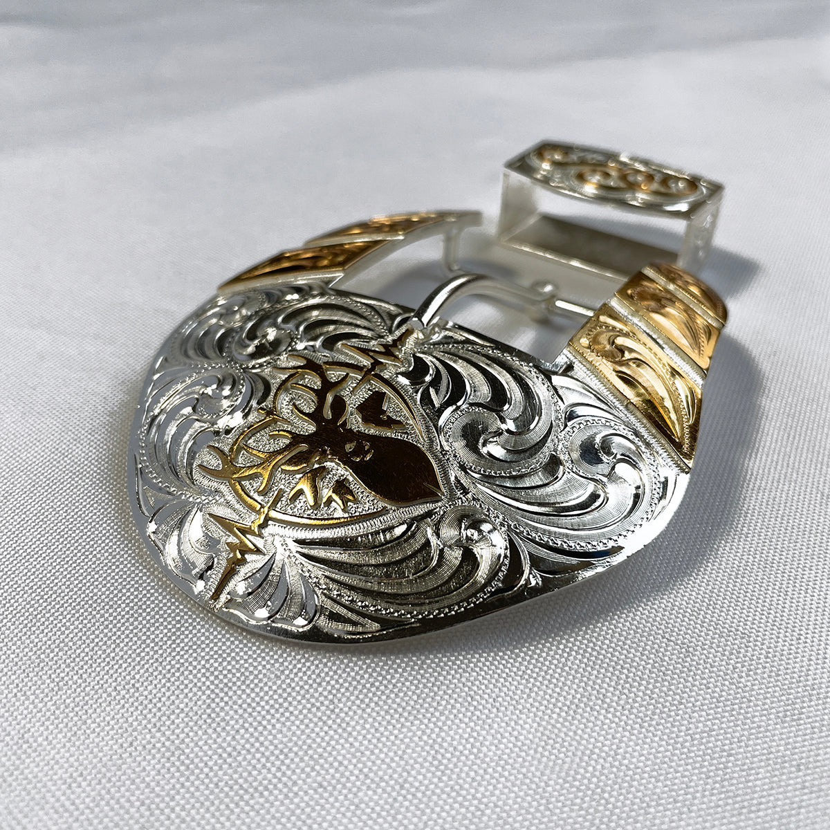 Heartbeat of a Hunter Large Traditional Belt Buckle