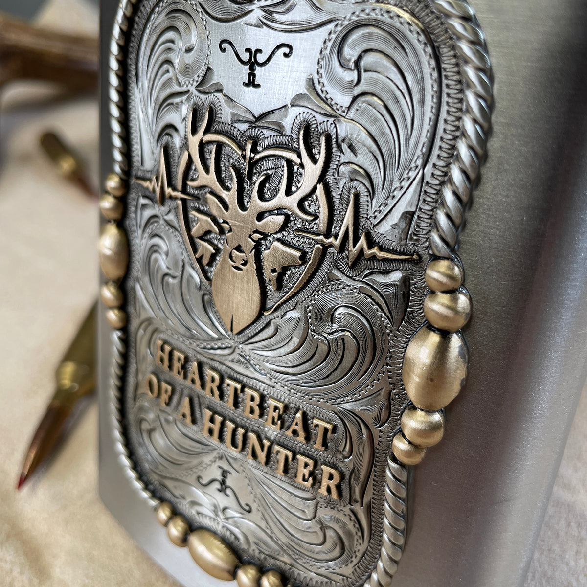Heartbeat of a Hunter Flask