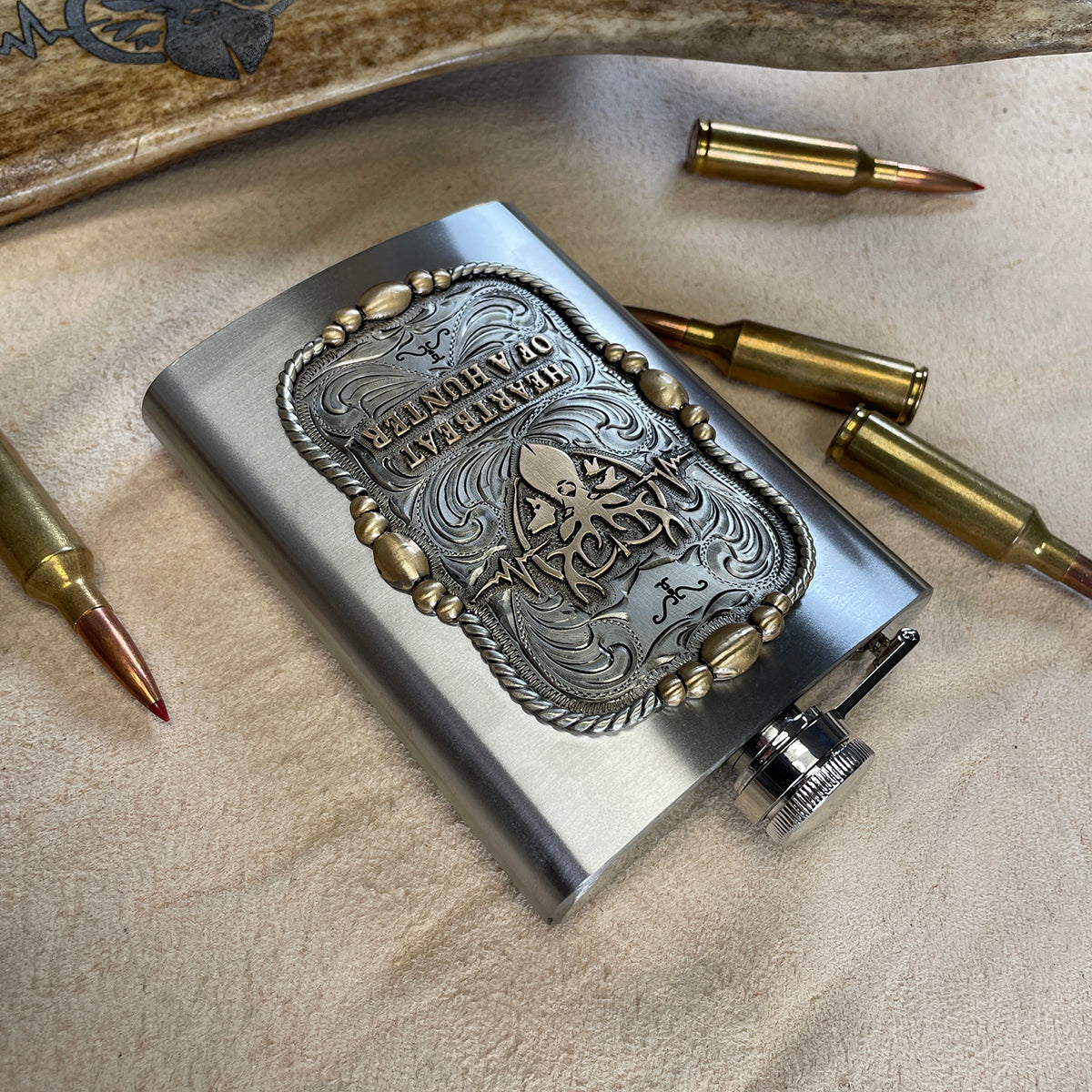 Heartbeat of a Hunter Flask