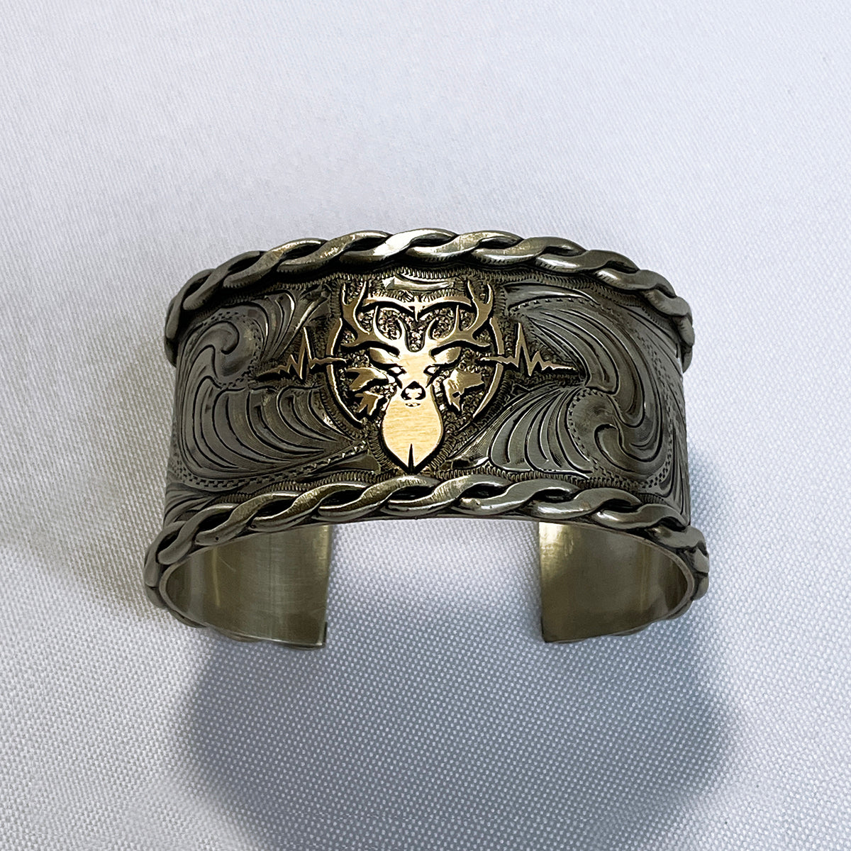 Heartbeat of a Hunter Women Cuff Bracelet