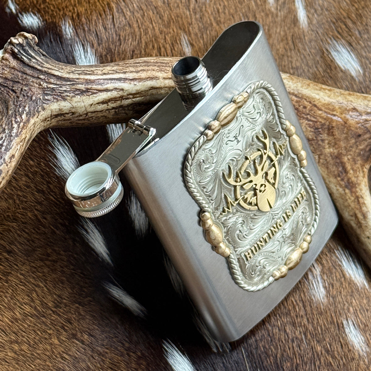 Hunting Is Life Flask