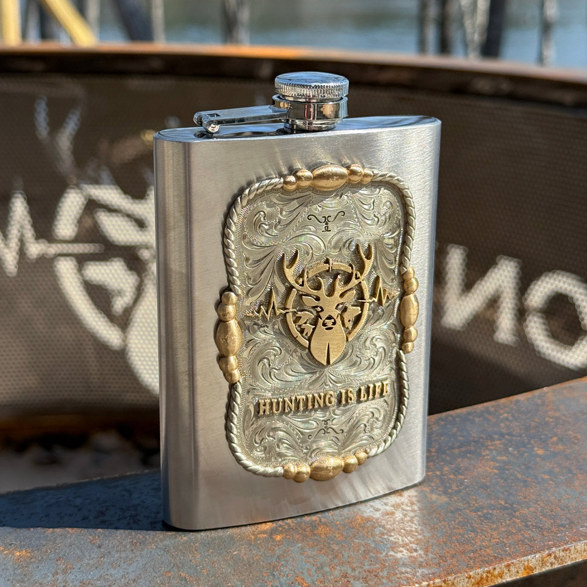 Hunting Is Life Flask