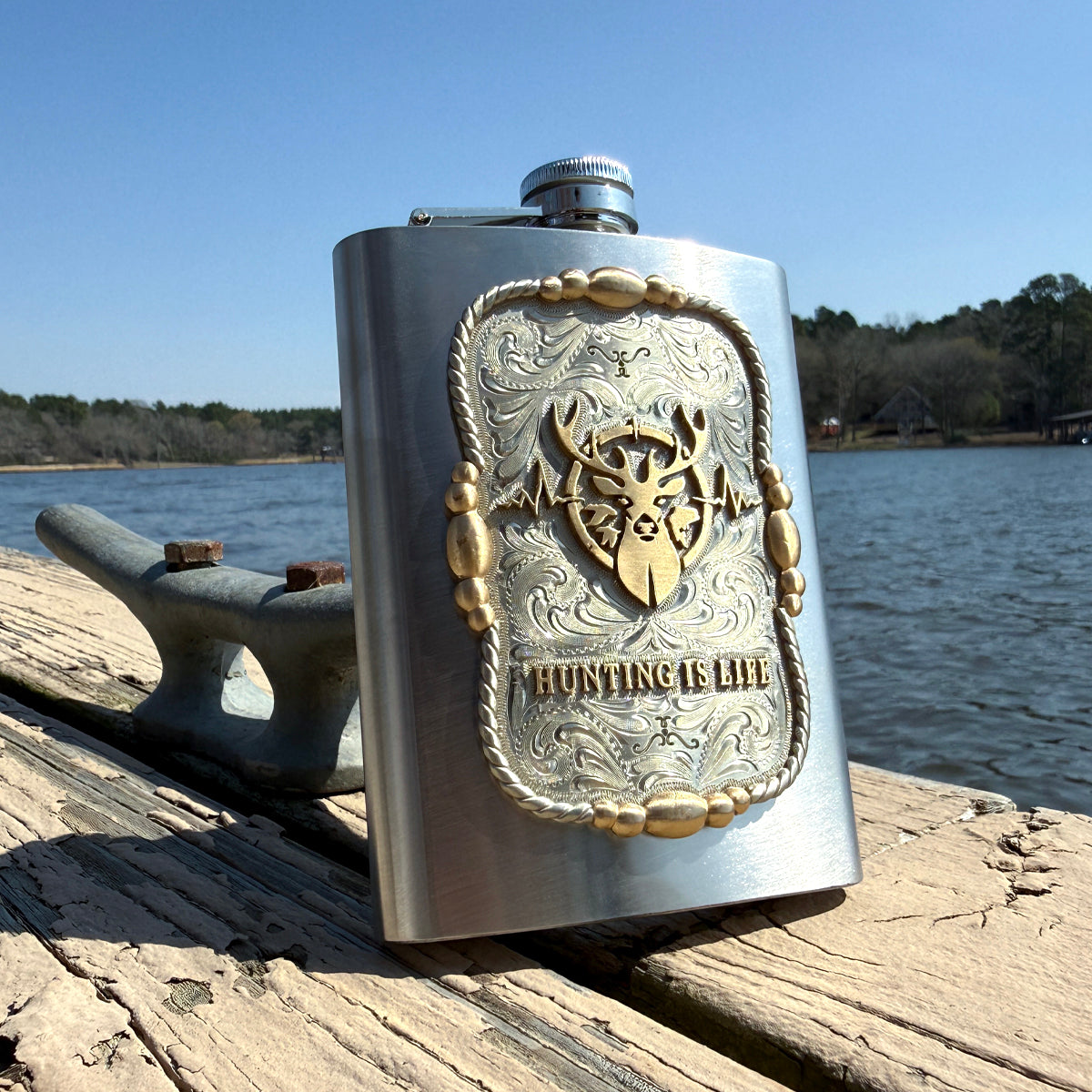 Hunting Is Life Flask