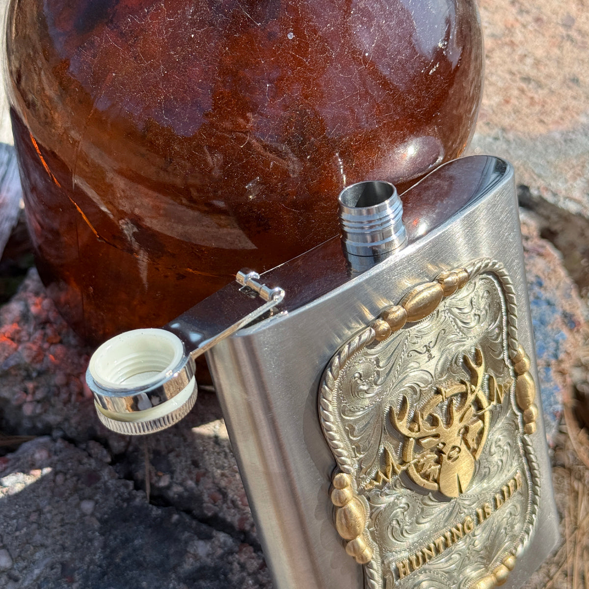 Hunting Is Life Flask