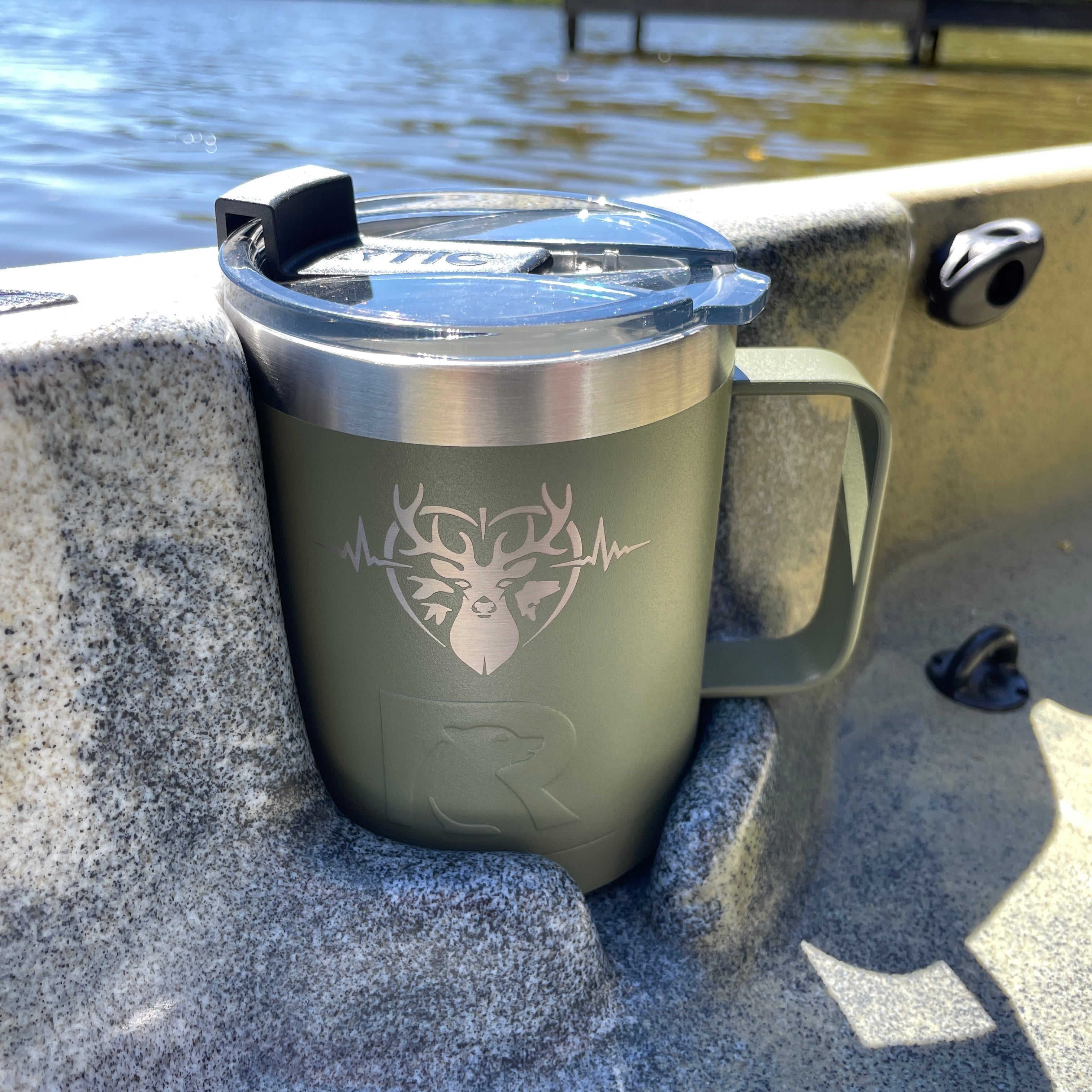 Heartbeat of a Hunter Essential Coffee Mug – Your Perfect Companion for On-the-Go Beverages