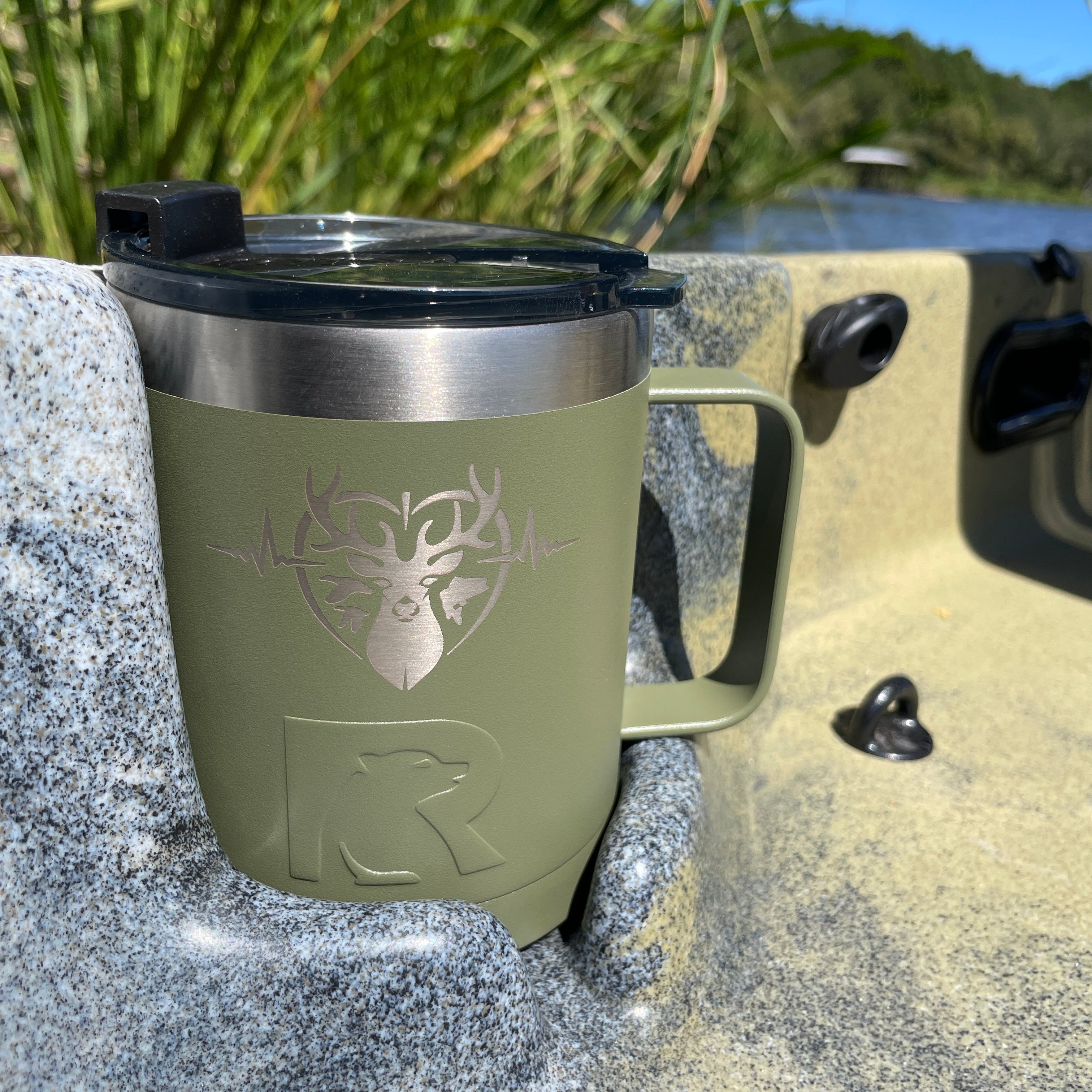 Heartbeat of a Hunter 12 oz. Essential Coffee Mug