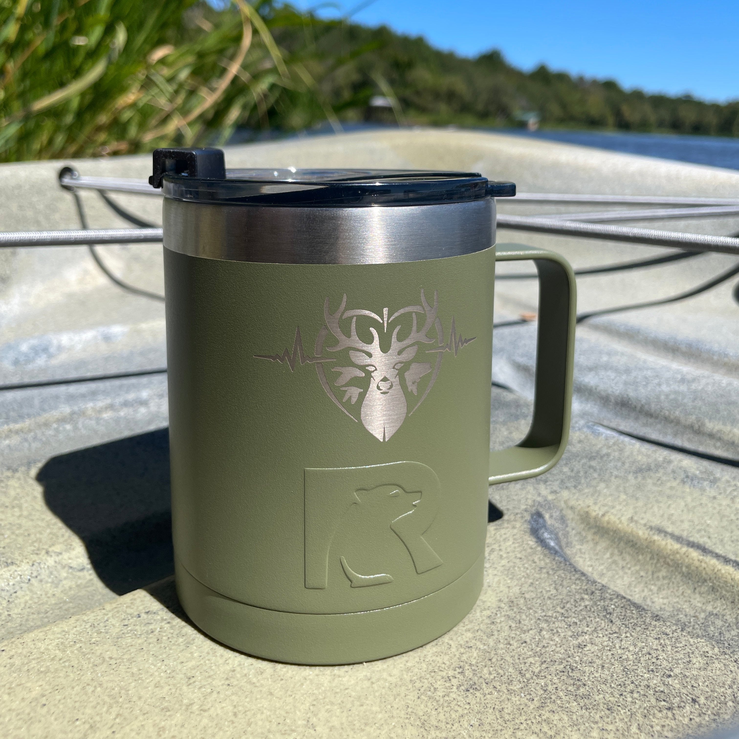 Heartbeat of a Hunter 12 oz. Essential Coffee Mug