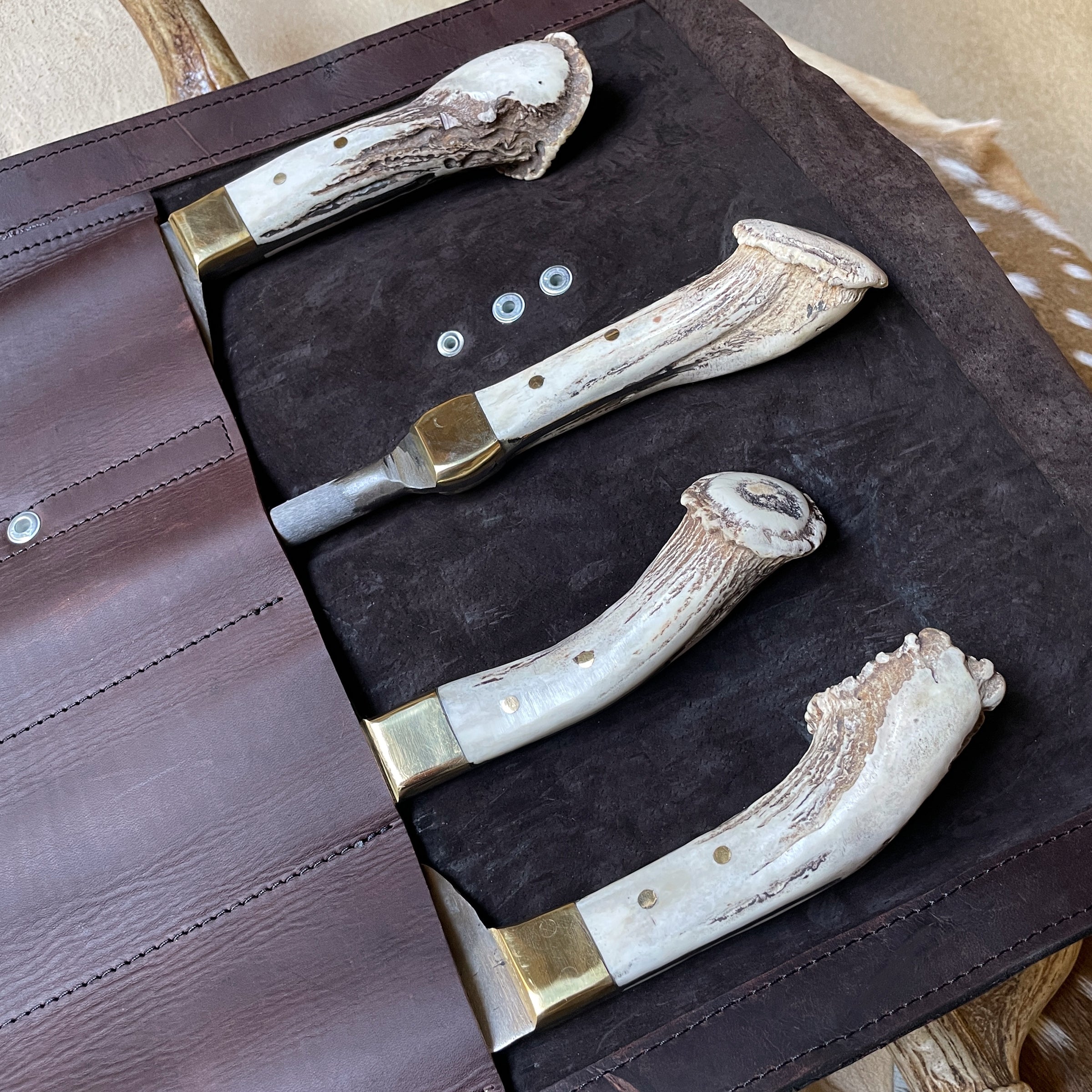 Heartbeat of a Hunter "The Huntress" Knife Roll – Elevate Your Culinary Adventure