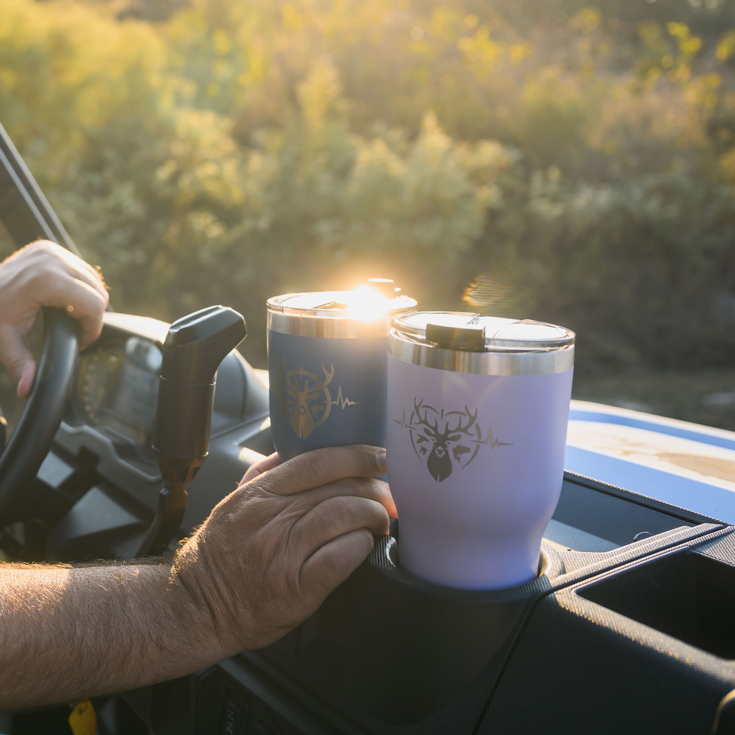 Heartbeat of a Hunter 30oz. Essential Tumbler - White