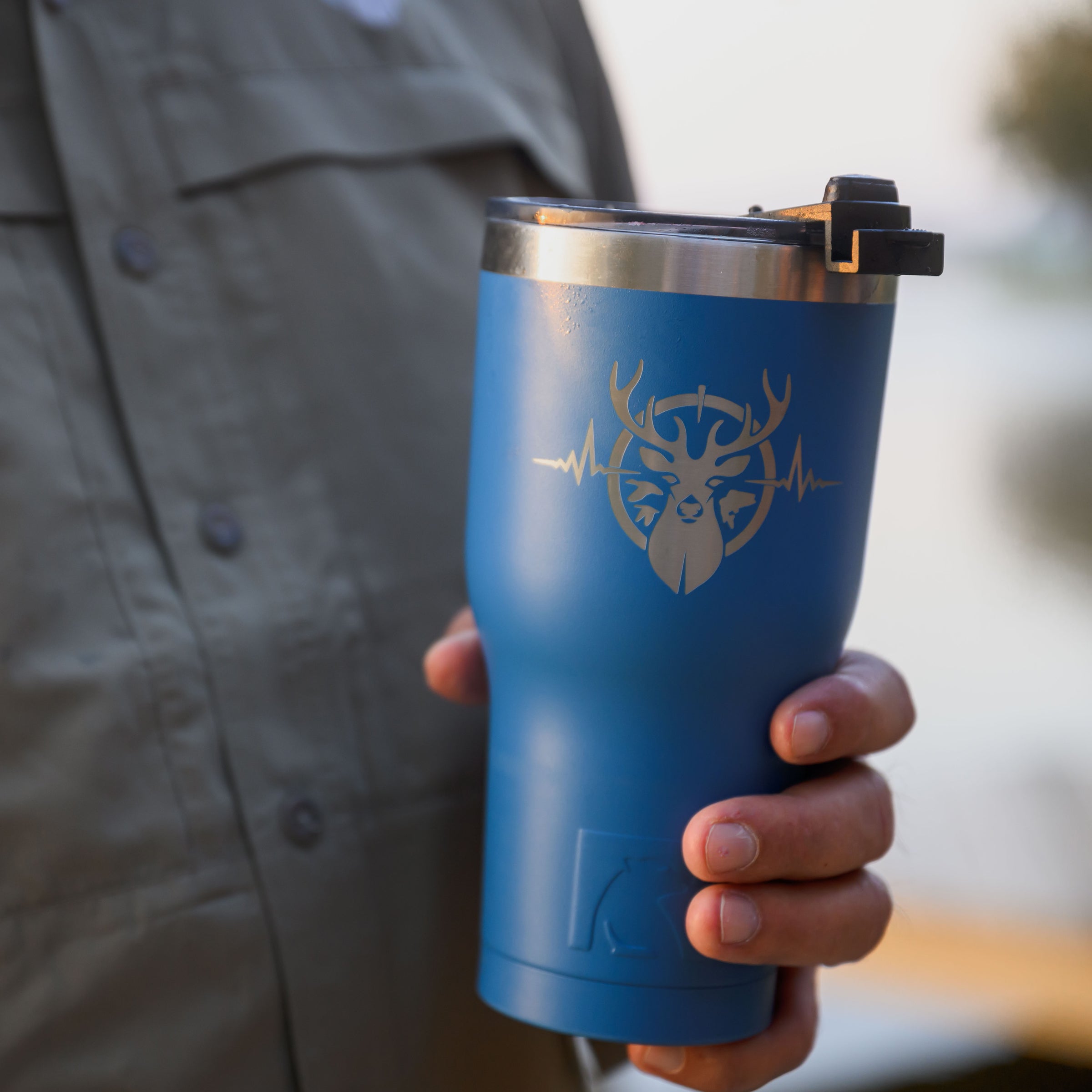 Heartbeat of a Hunter 30oz. Essential Tumbler - Pond