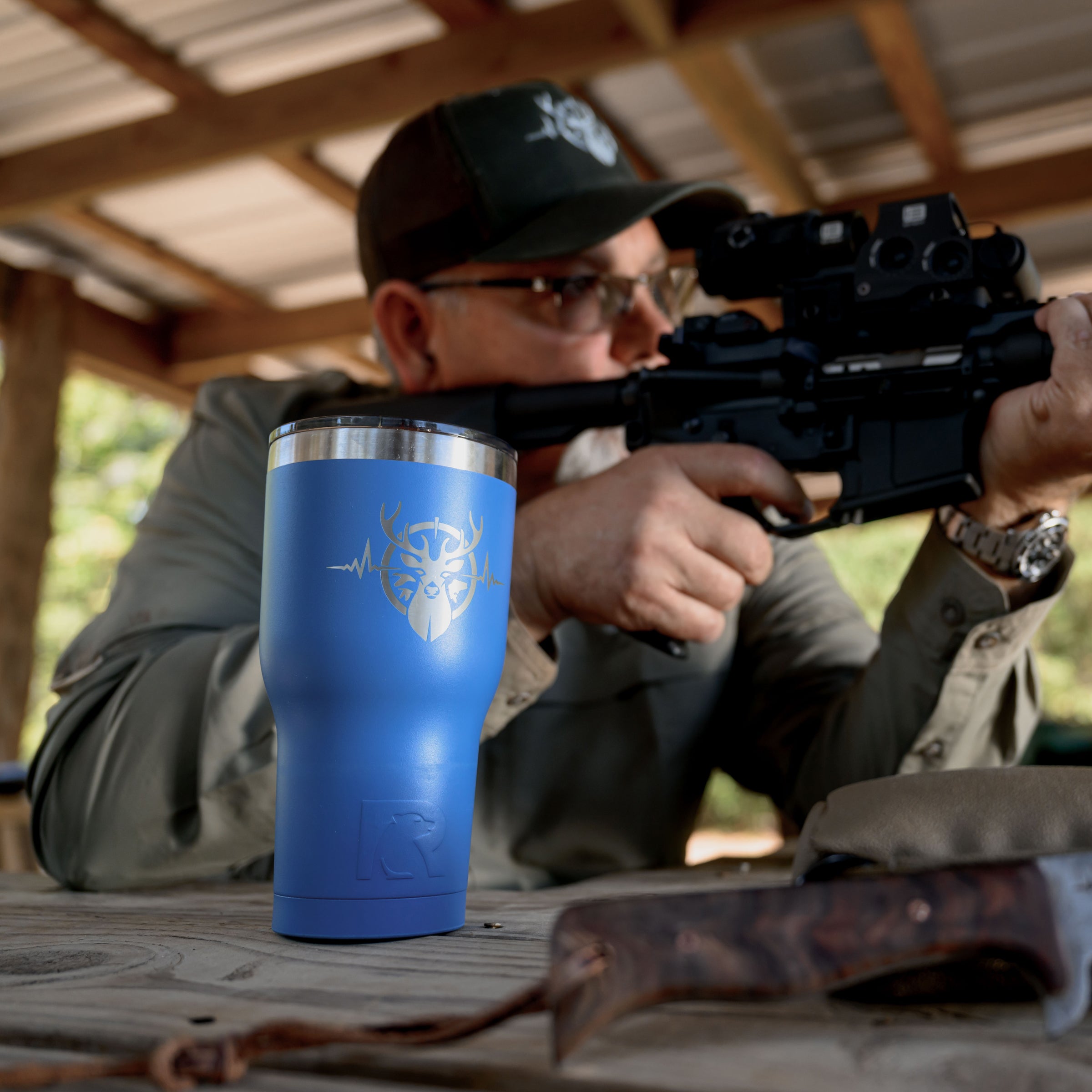 Heartbeat of a Hunter 30oz. Essential Tumbler - Pond