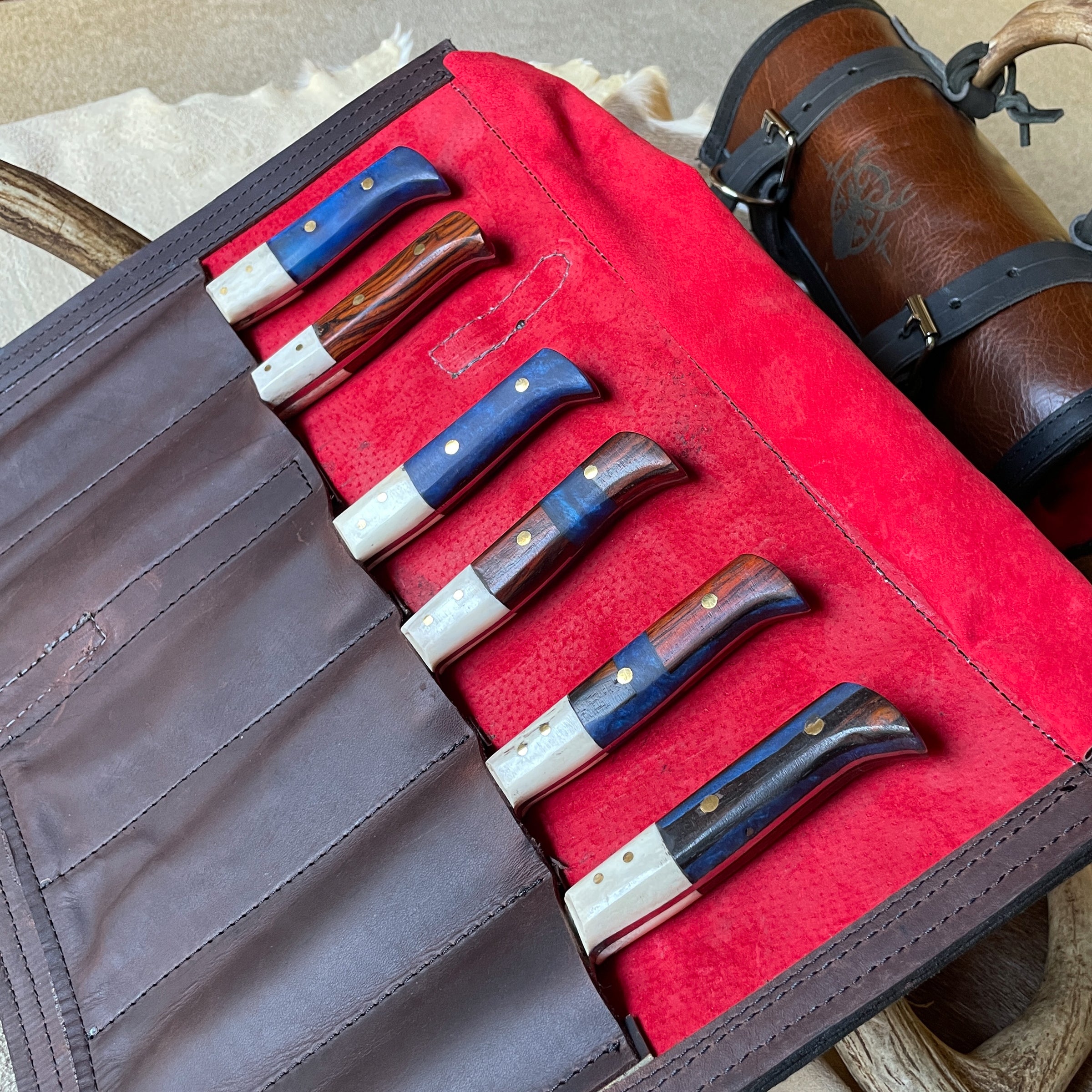 Heartbeat of a Hunter "The Wranglers" Steak Knives – Elevate Your Dining Experience in the Wild