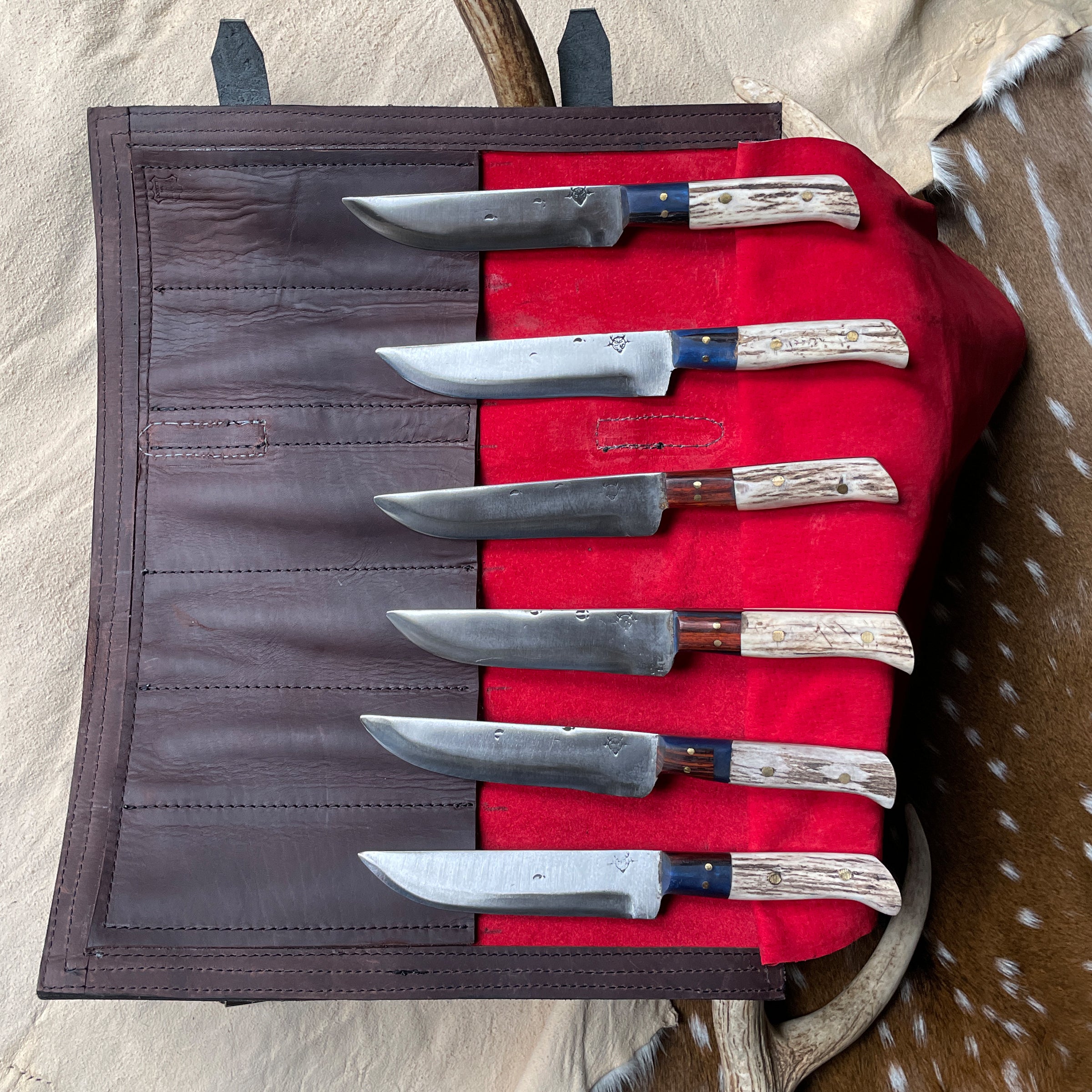 Heartbeat of a Hunter "The Wranglers" Steak Knives – Elevate Your Dining Experience in the Wild