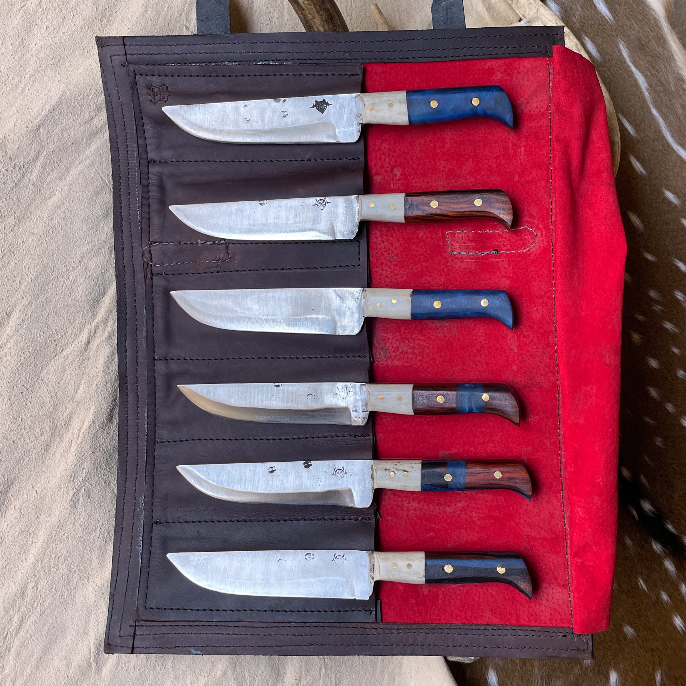 Heartbeat of a Hunter "The Wranglers" Steak Knives – Elevate Your Dining Experience in the Wild