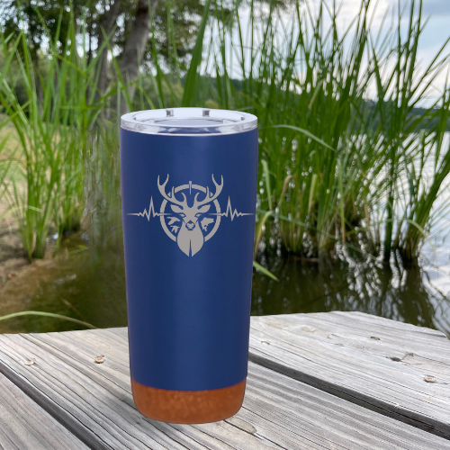 Heartbeat of a Hunter - Cork-Bottom Tumbler