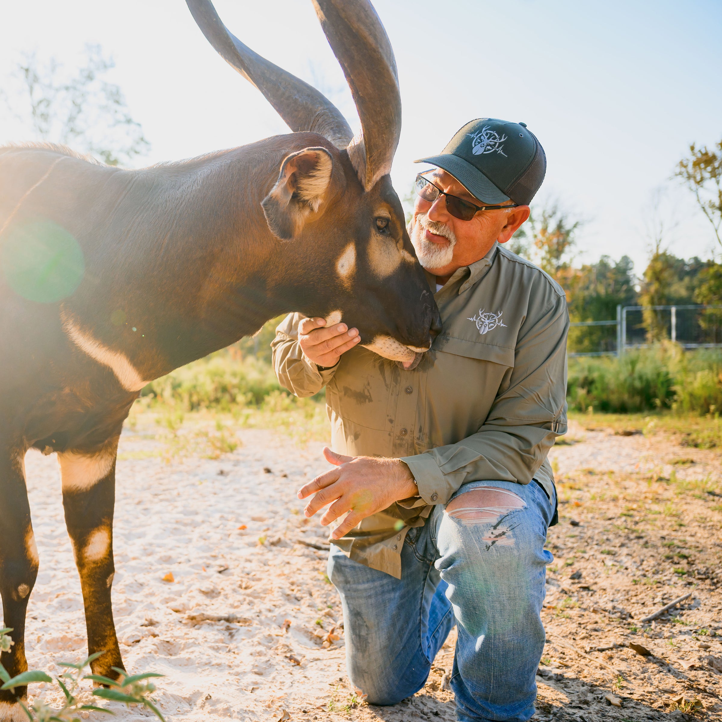Heartbeat of a Hunter Long Sleeve Men's MicroFiber Shirt - Mesquite