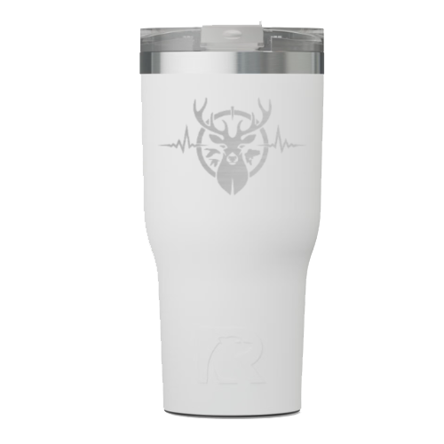 Heartbeat of a Hunter 30oz. Essential Tumbler - White