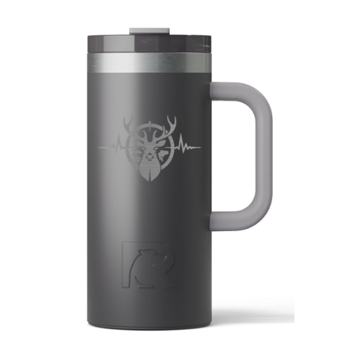 Heartbeat of a Hunter 16oz. Road Trip Travel Mug