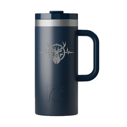 Heartbeat of a Hunter 16oz. Road Trip Travel Mug