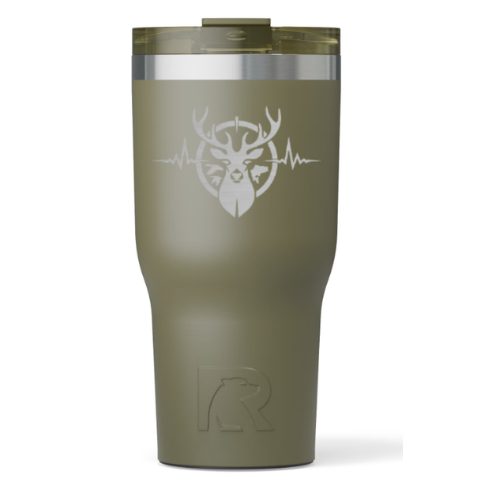 Heartbeat of a Hunter 30oz. Essential Tumbler - Olive