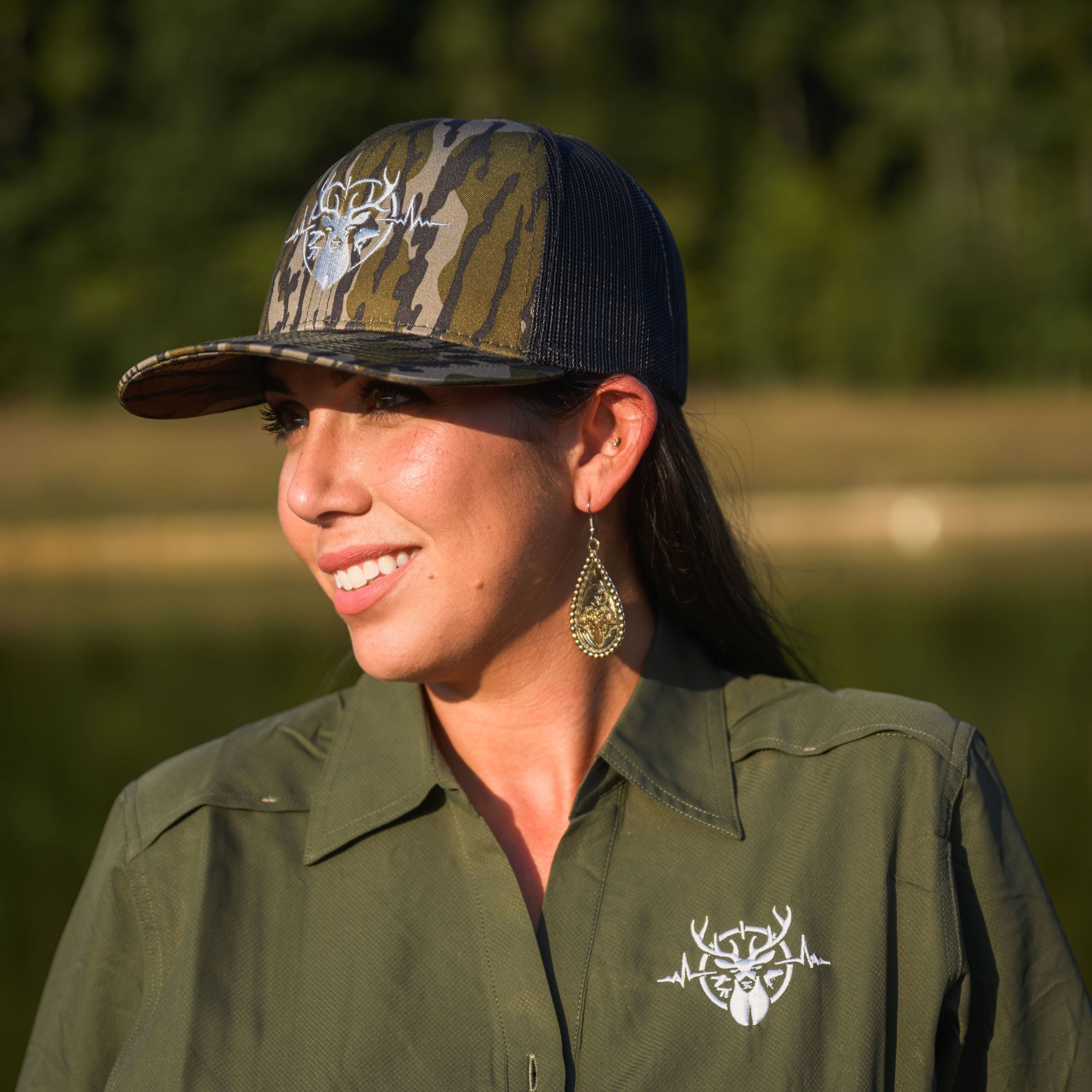 Heartbeat of a Hunter Camo Cap – Embrace the Outdoors in Style